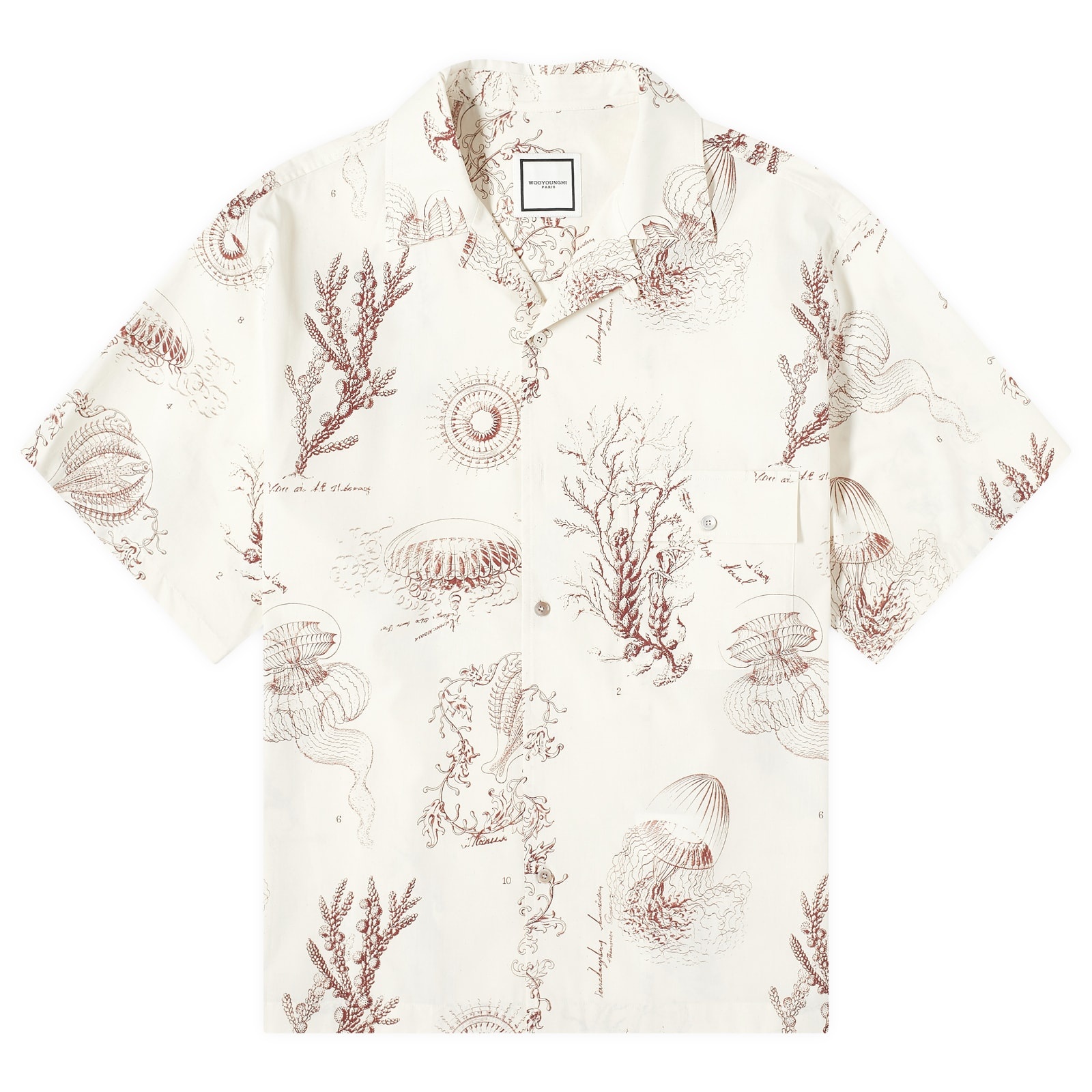 Wooyoungmi Marine Print Vacation Shirt - 1