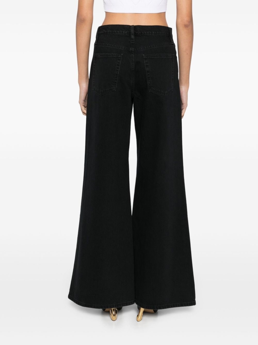 easy wide flare jeans - 4