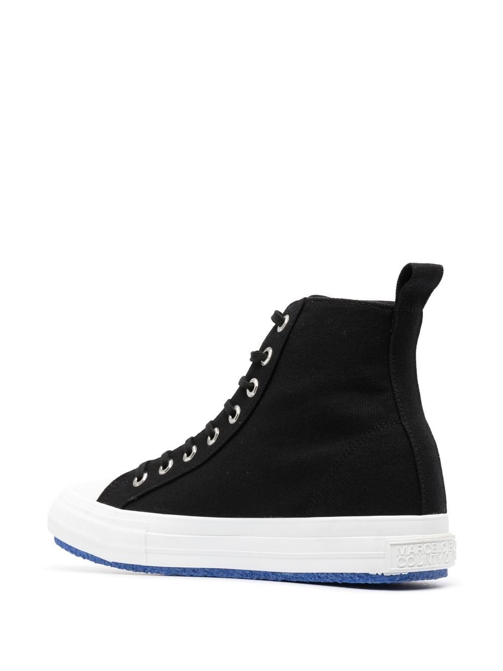 lace-up high-top sneakers - 3