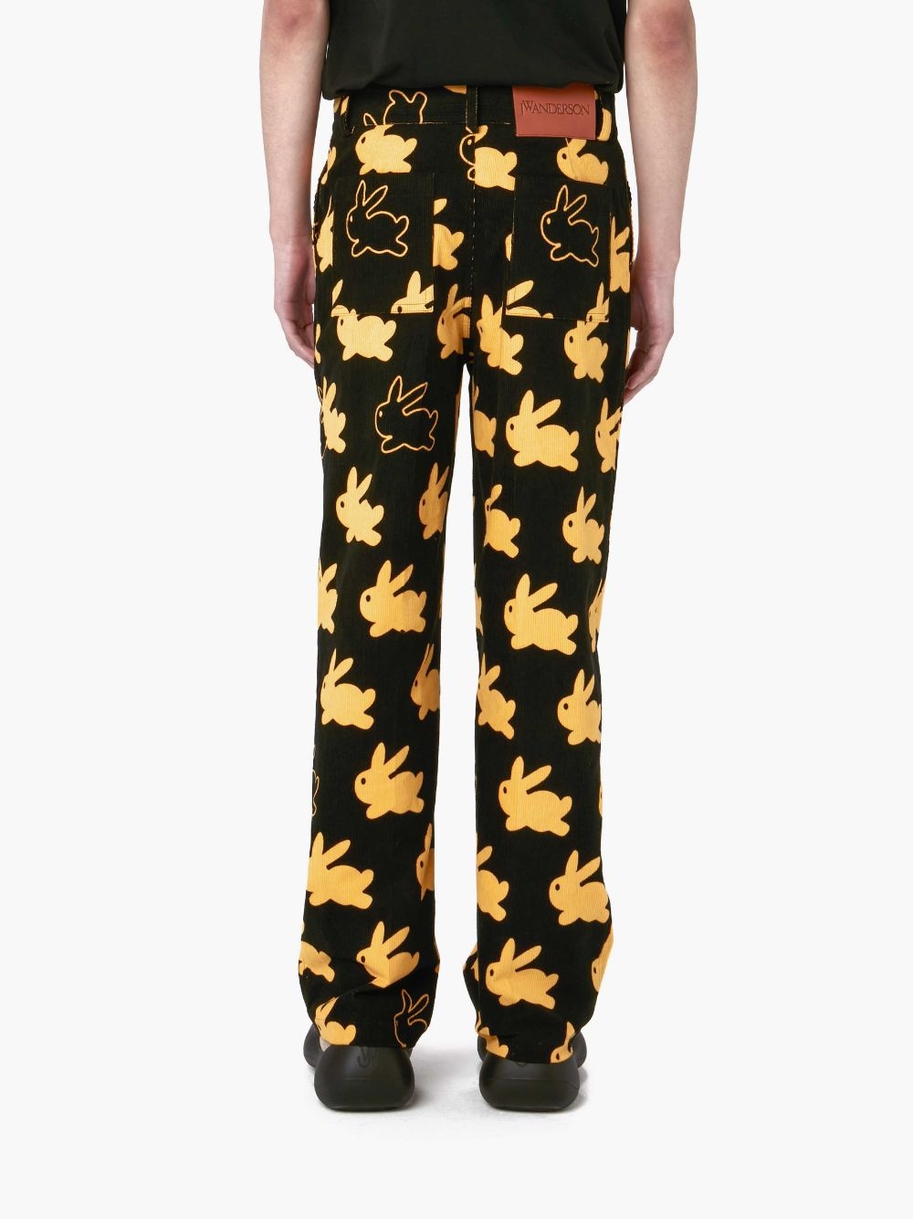 ALL OVER BUNNY STRAIGHT LEG CORDUROY TROUSERS - 3