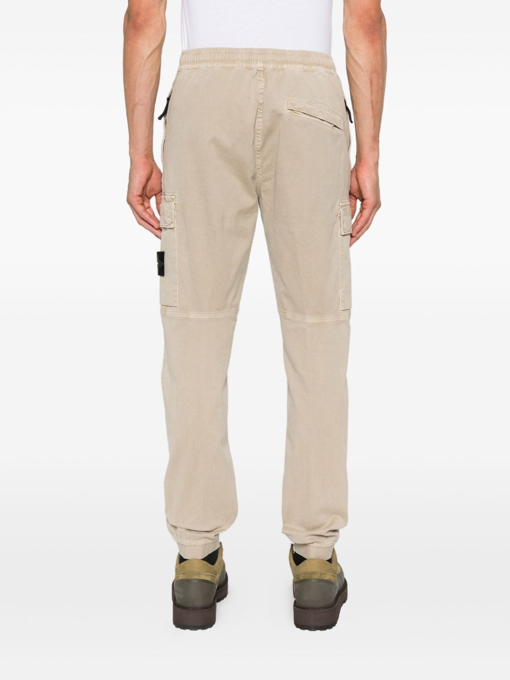 cargo patch-pocket trousers - 4