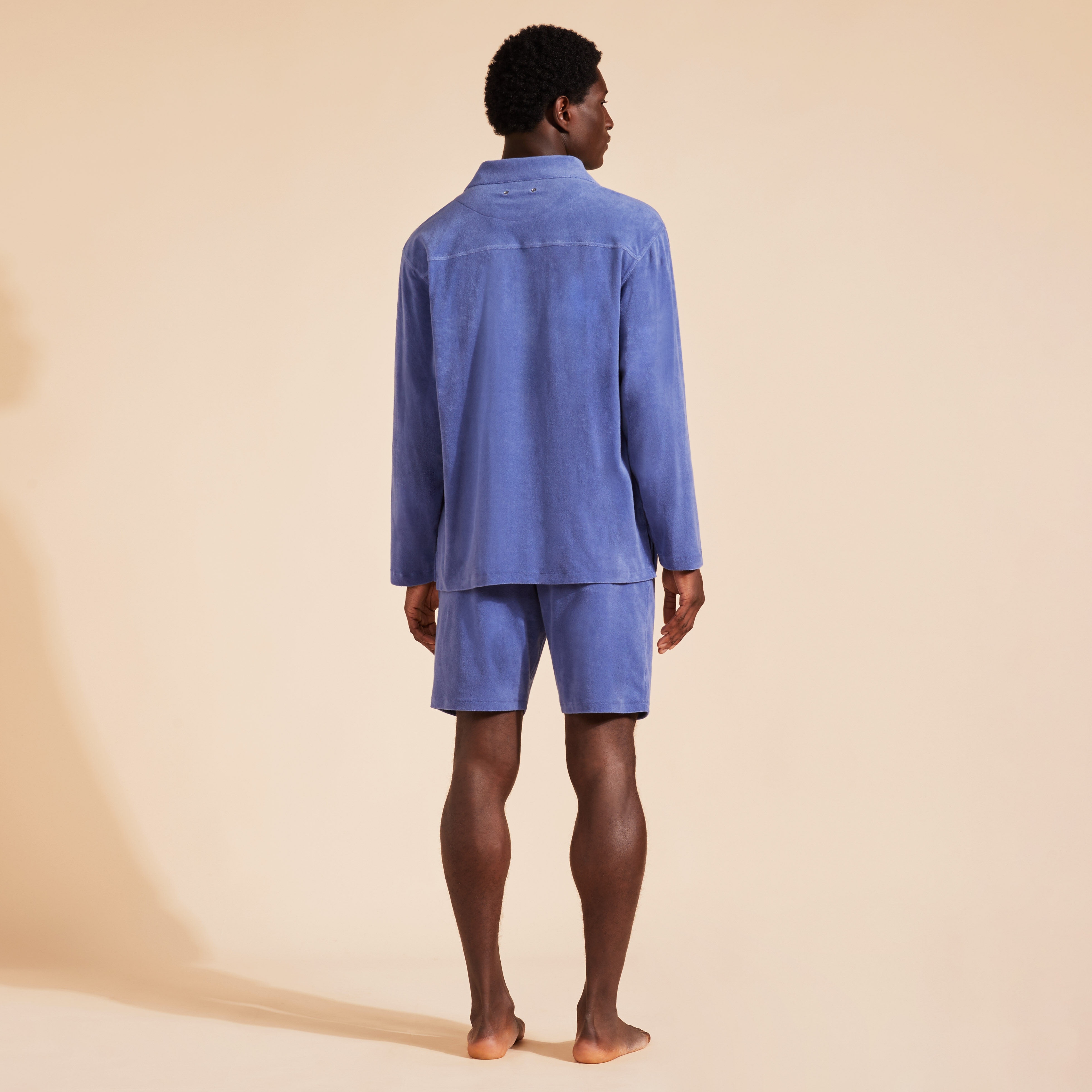 Men Linen Vareuse Solid - 4