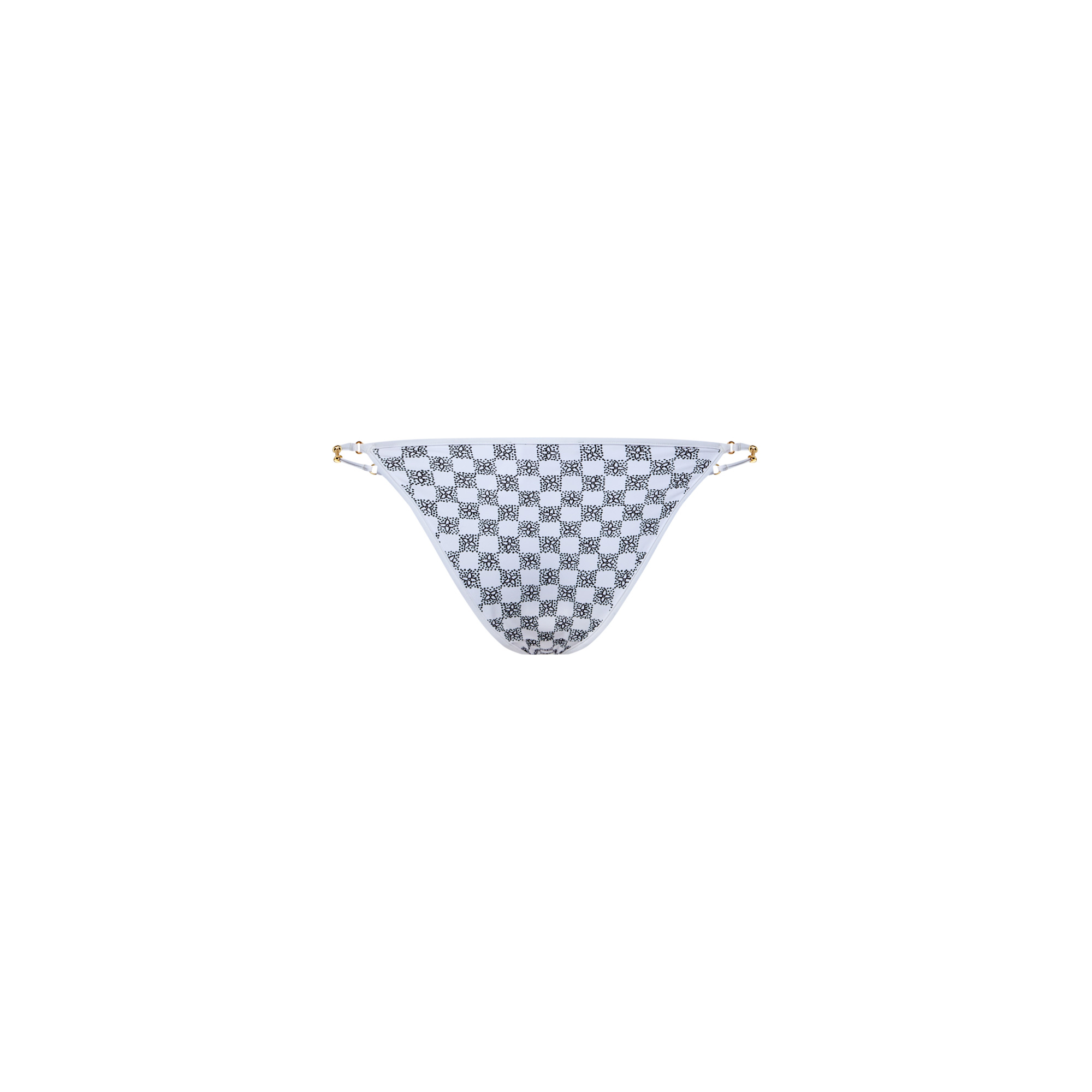 Dotted Damier Bikini Bottoms - 3