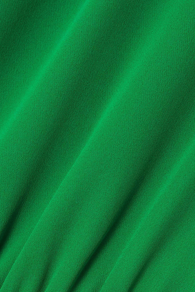 Gathered silk-crepe jumpsuit 4