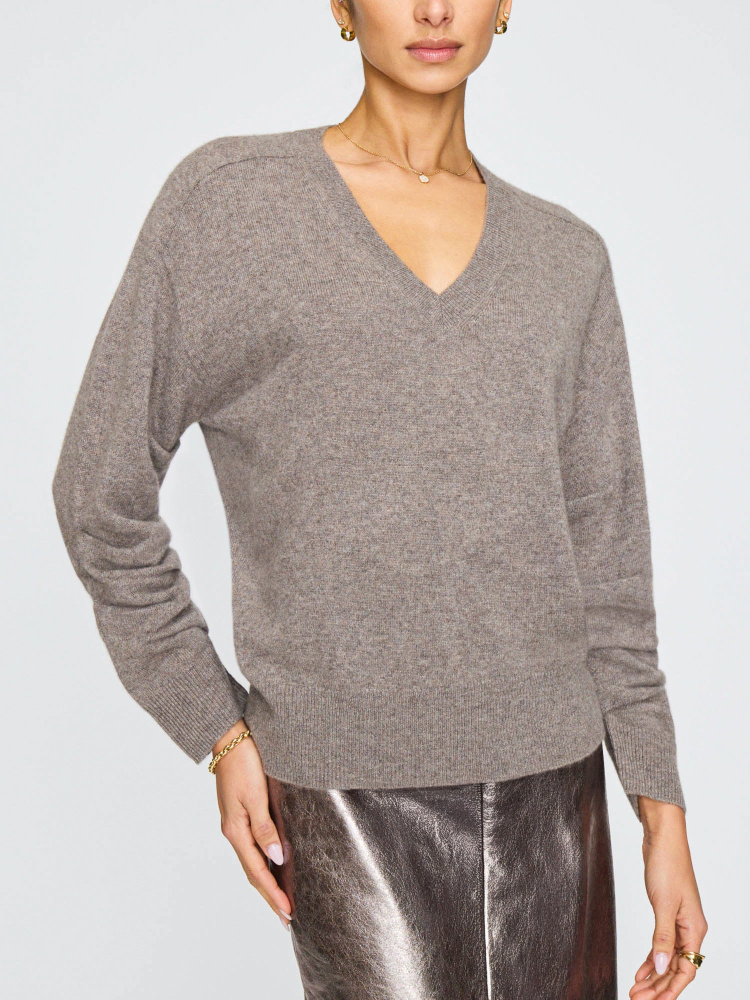 The Ennes Ruched Cashmere Sweater - 5