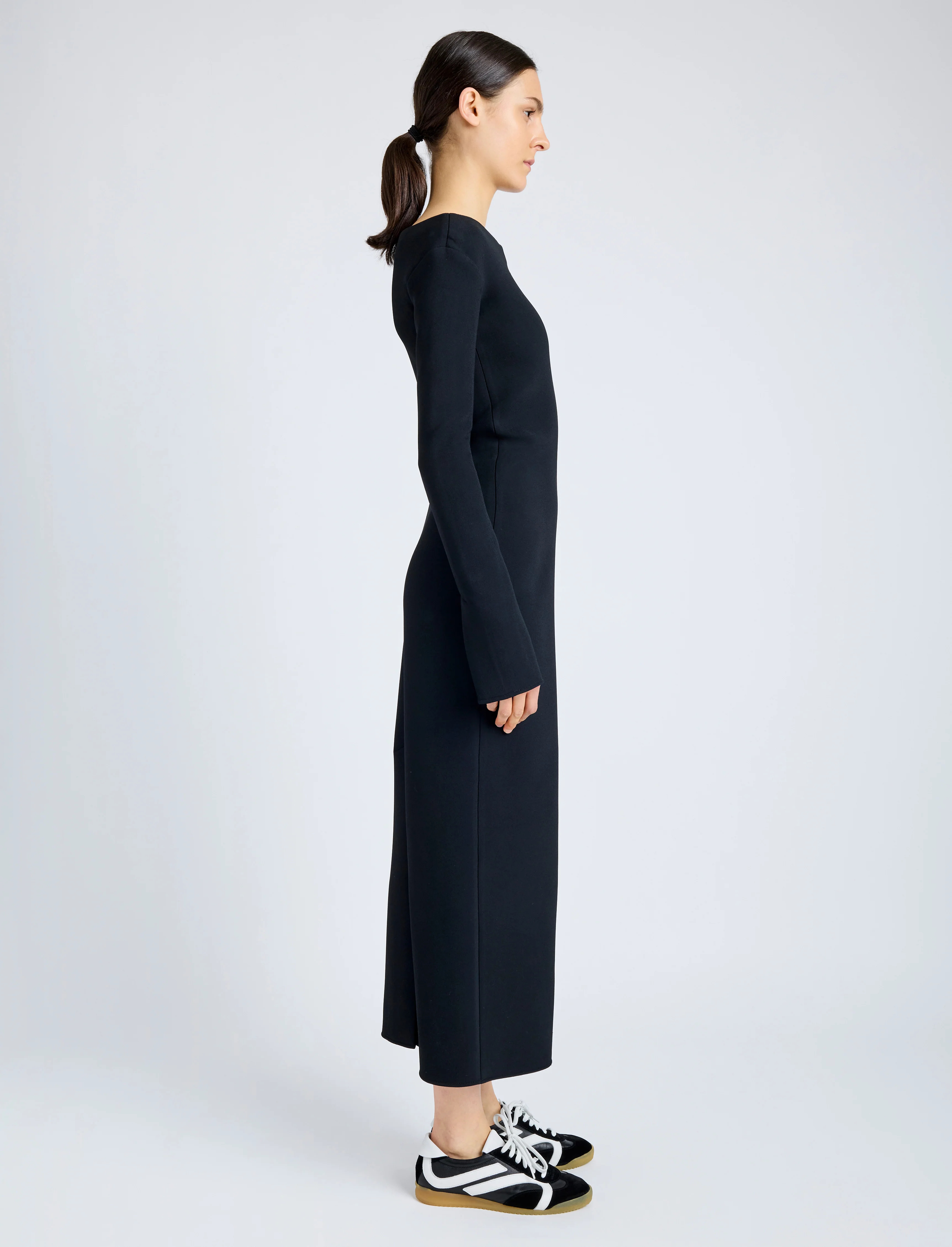Yara Dress In Bi-Stretch Suiting - 3