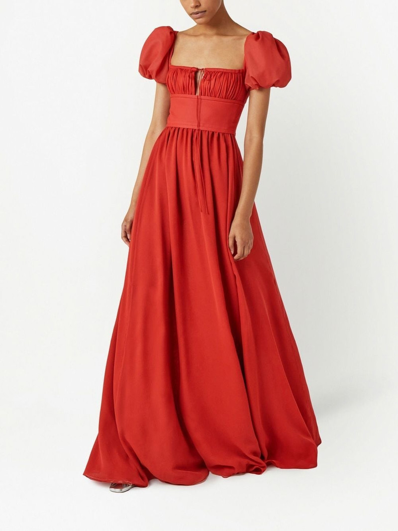 GIAMBATTISTA VALLI puff-sleeve maxi dress outlook