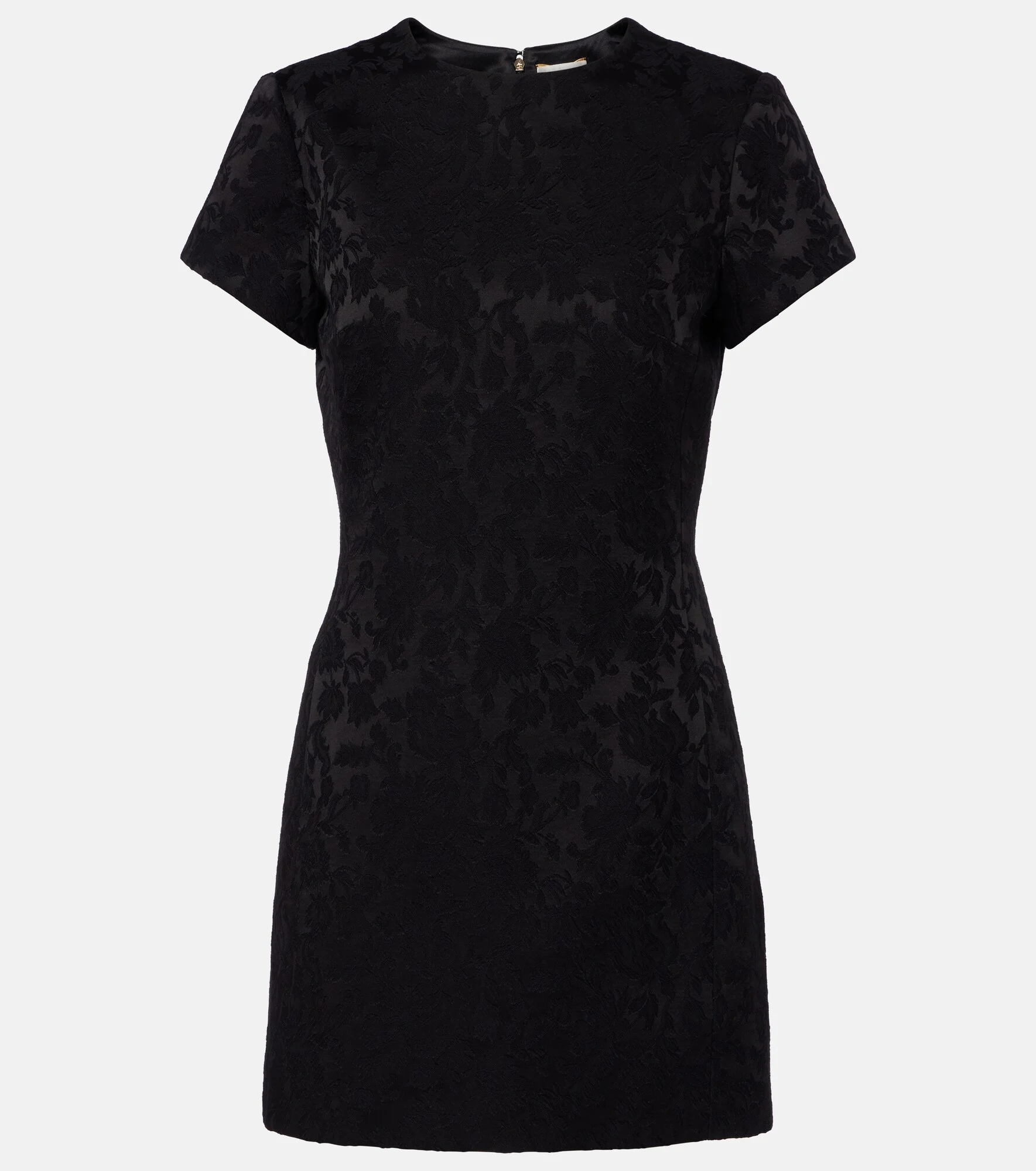 Devoré floral cotton-blend minidress - 1