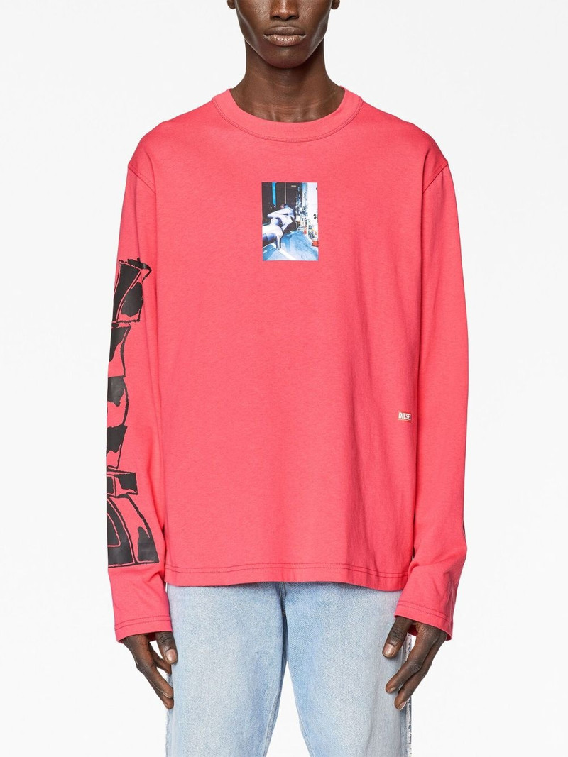 photograph-print long-sleeve T-shirt 3