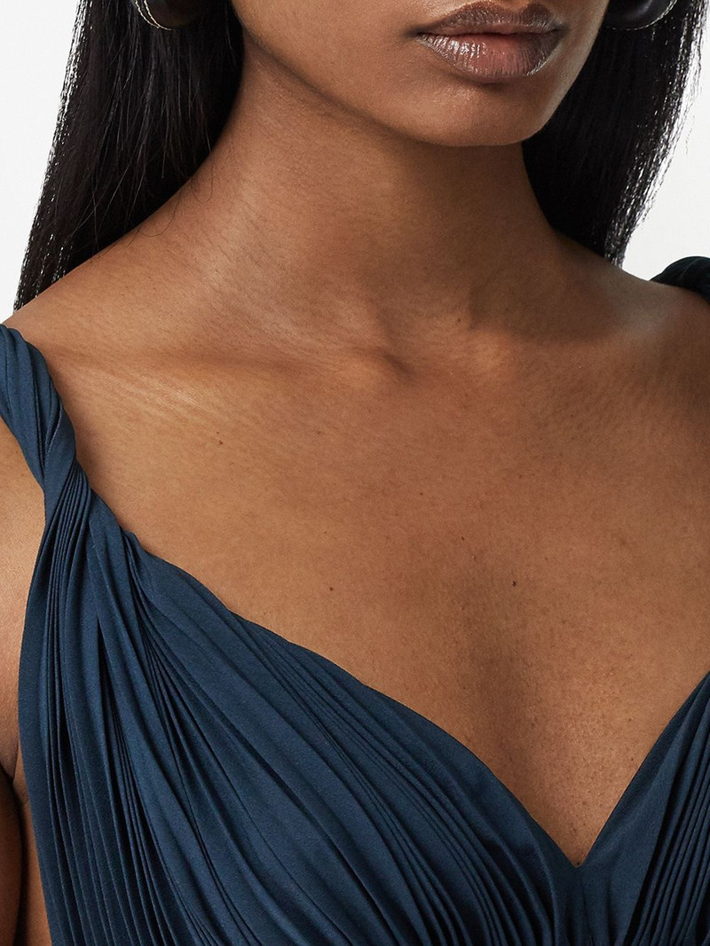 empire-line pleated dress 5