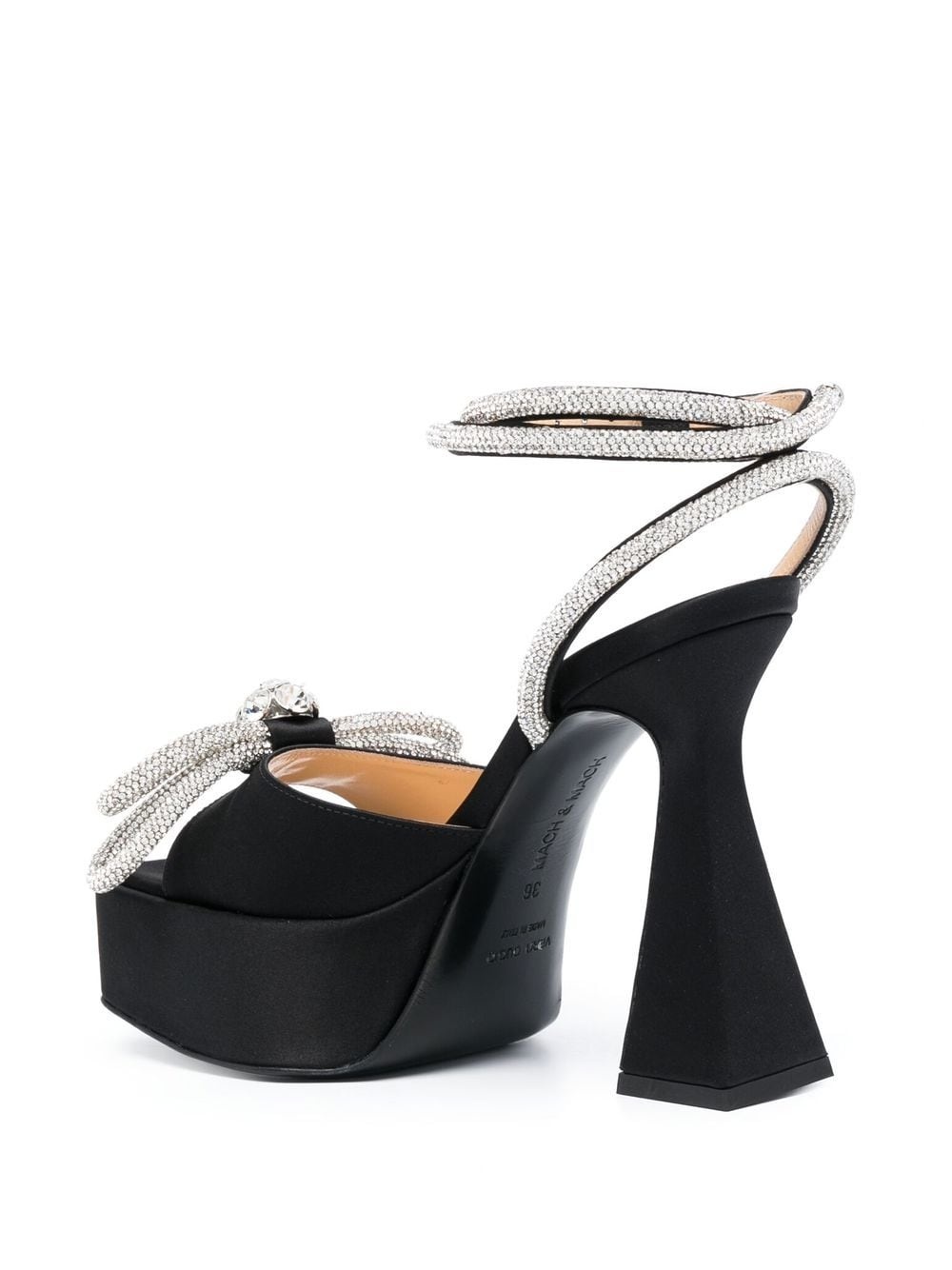 Double Bow 120mm sandals - 3