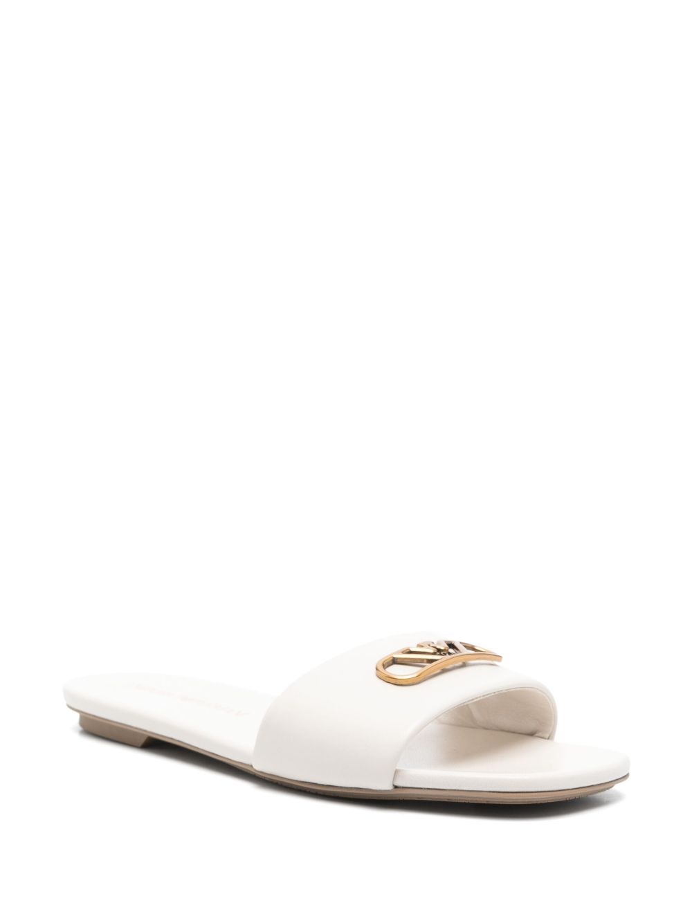logo-plaque sandals - 2