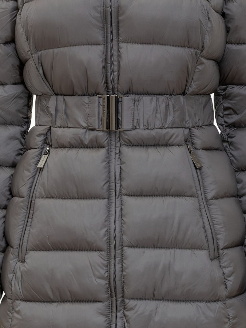 fur trim longline jacket 4