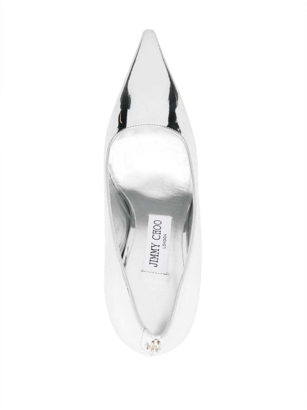 Ixia 95mm mirrored pumps - 4