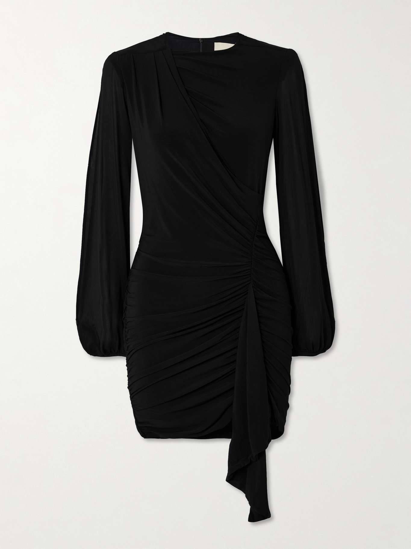 Vinia cutout ruched stretch-jersey mini dress - 1