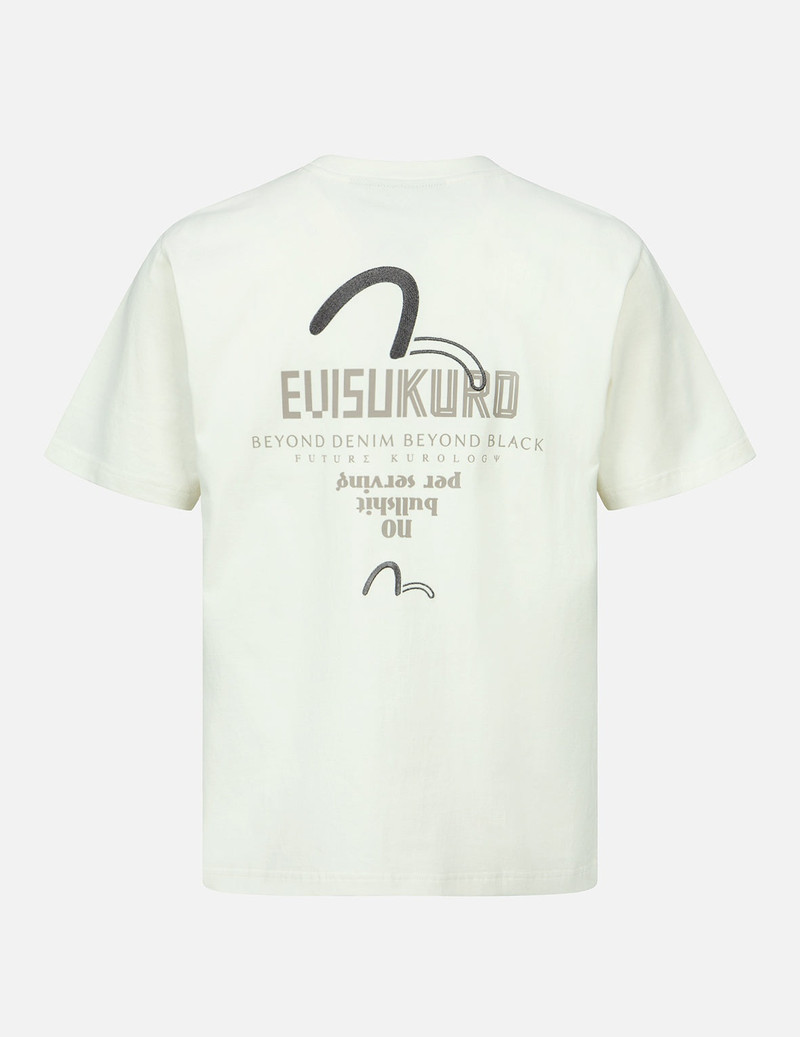 EVISU Metallic Seagull Embroidery T-Shirt outlook