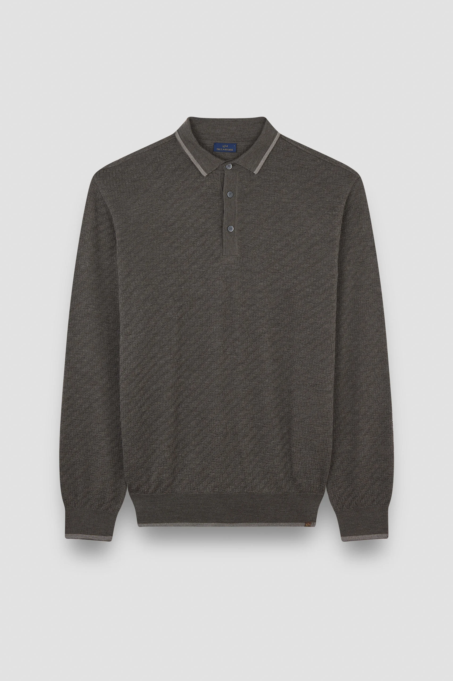 MERINO EXTRAFINE POLO SHIRT - 1