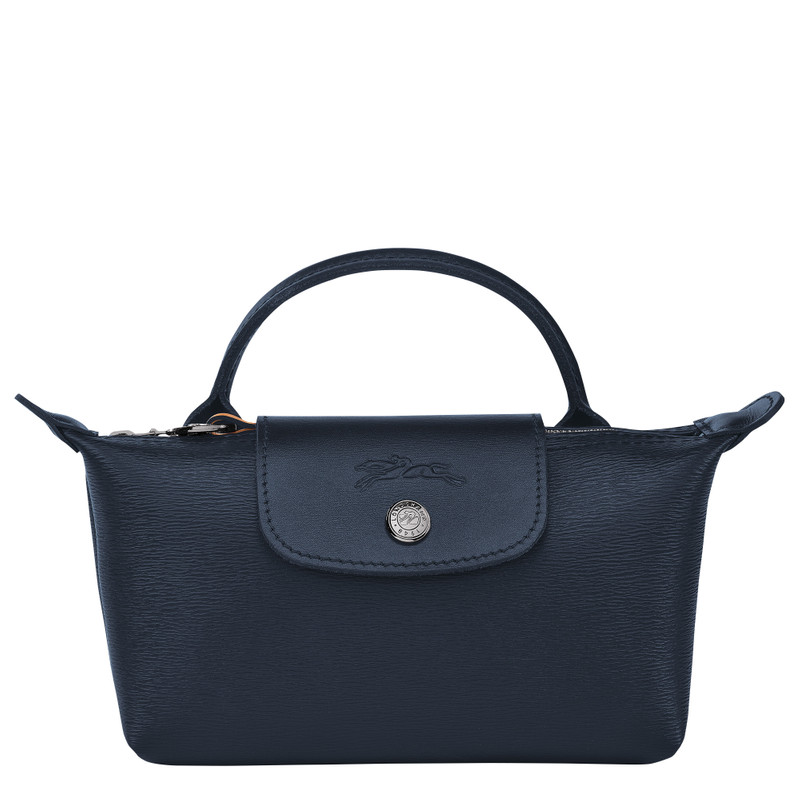 Le Pliage City Pouch with handle Navy - Canvas 1