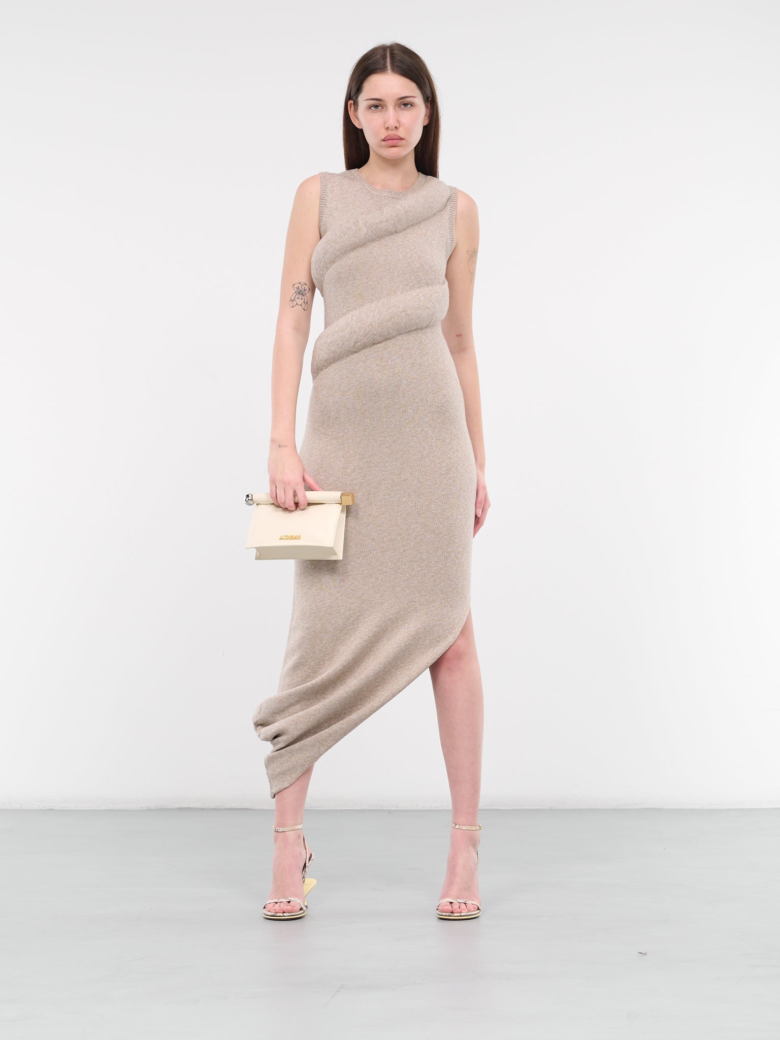 JW Anderson Padded Twisted Tank Dress | hlorenzo | REVERSIBLE