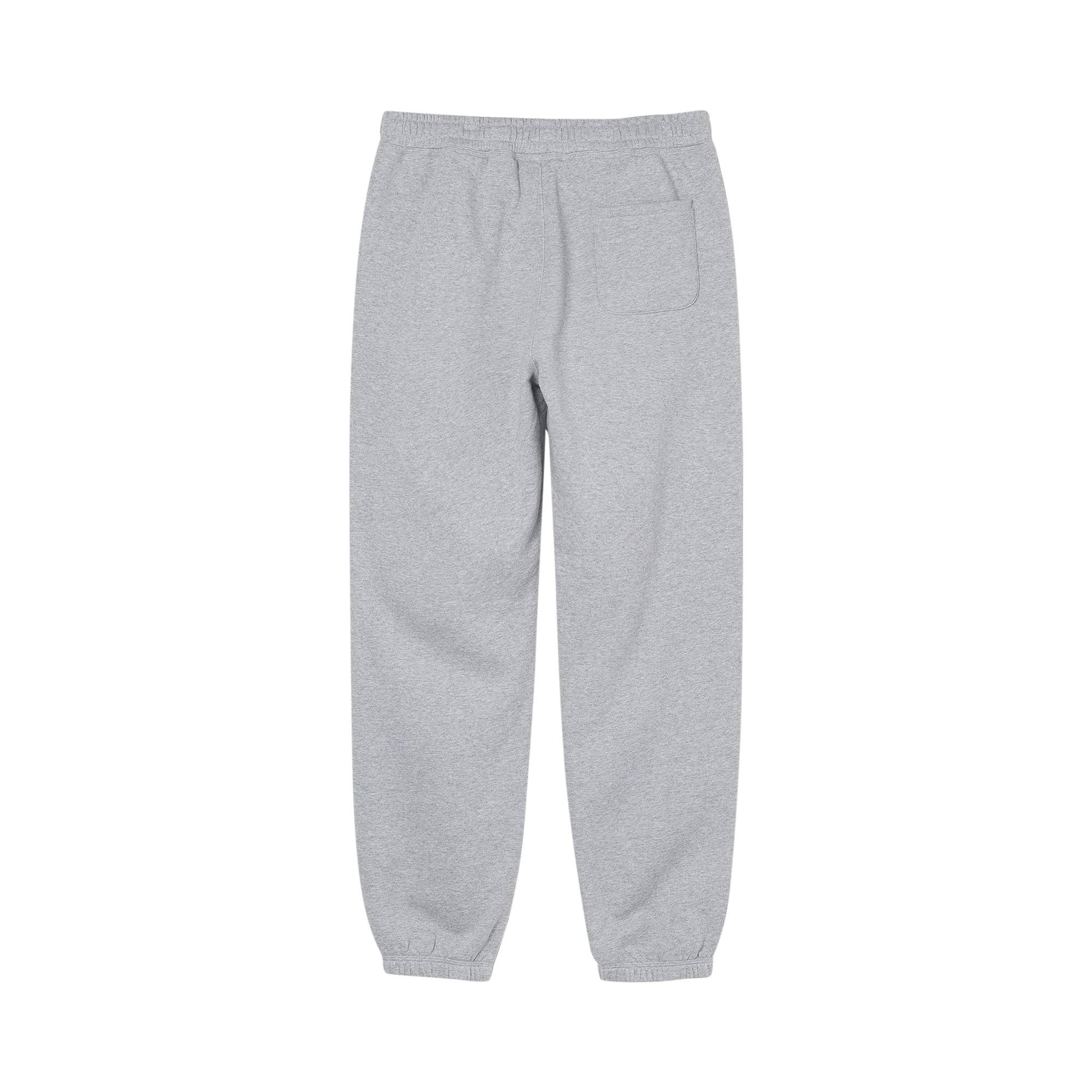 Stussy Stock Logo Pant 'Grey Heather' - 2