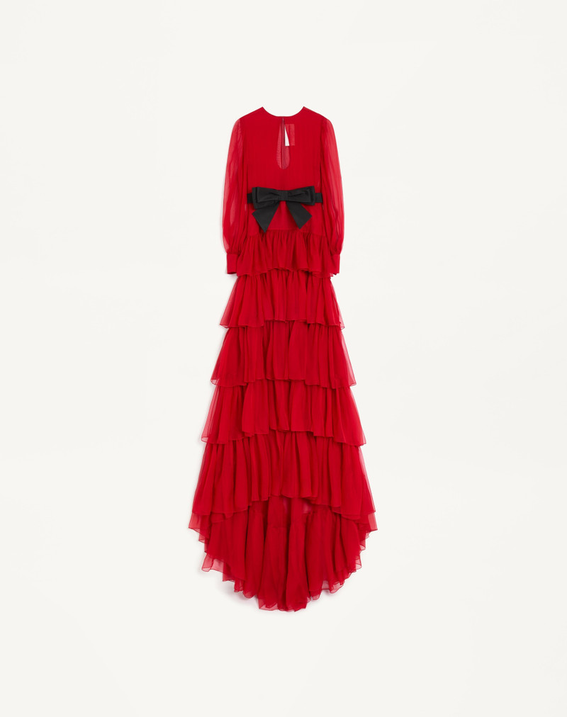 CHIFFON LONG DRESS - 1