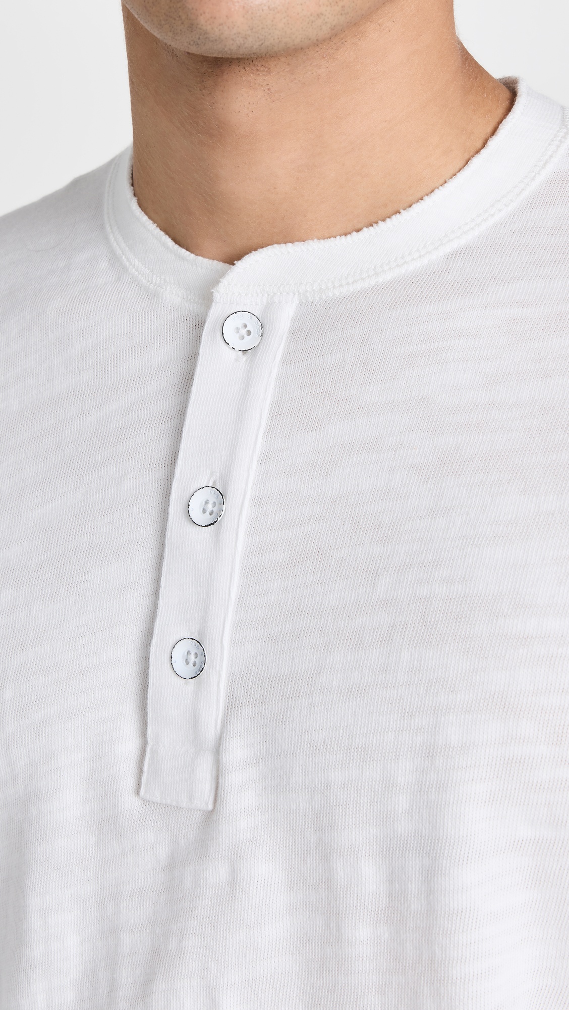 Long Sleeve Classic Henley - 5