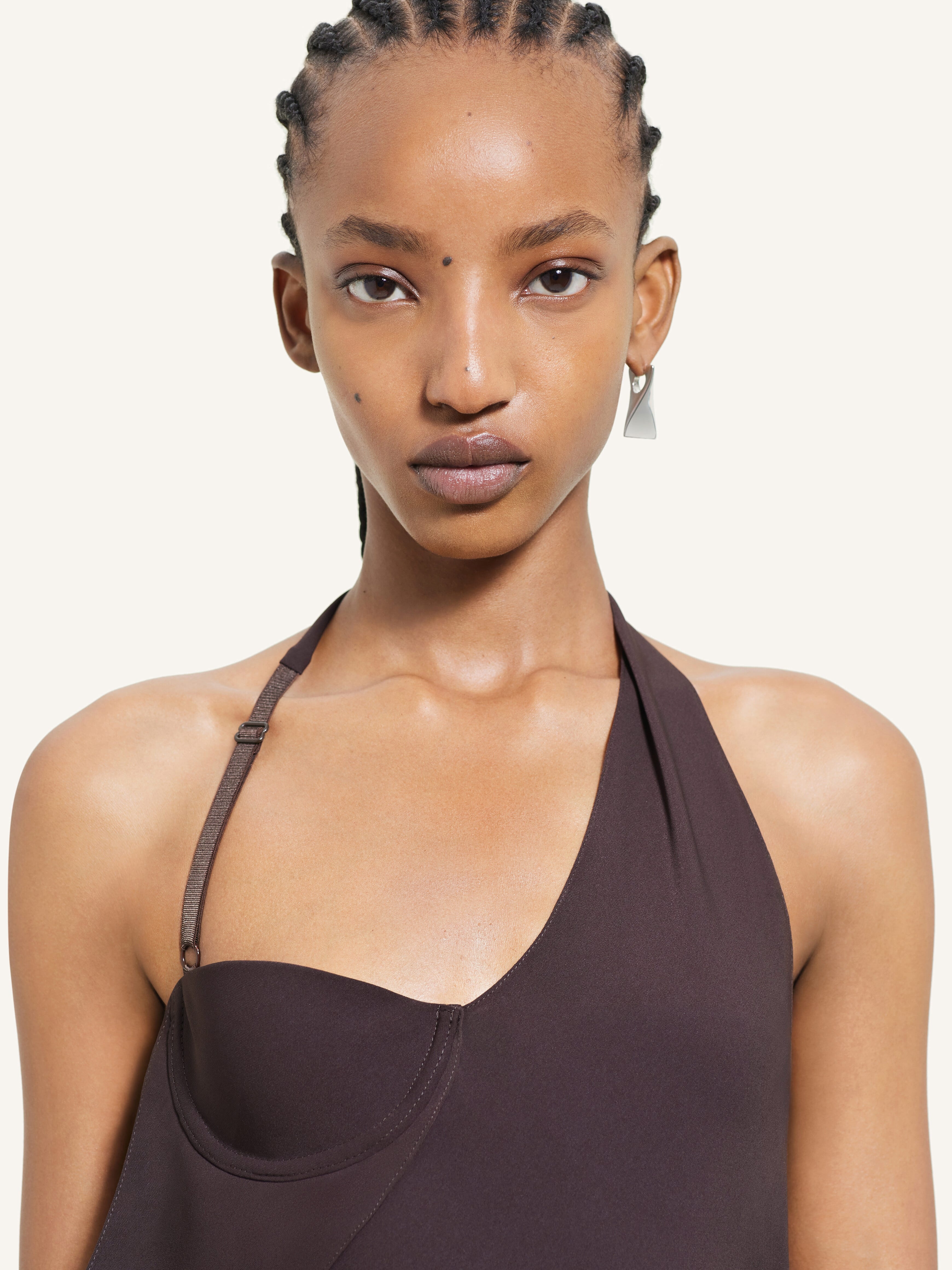 UNDRESSED LONG CREPE DRESS - 5