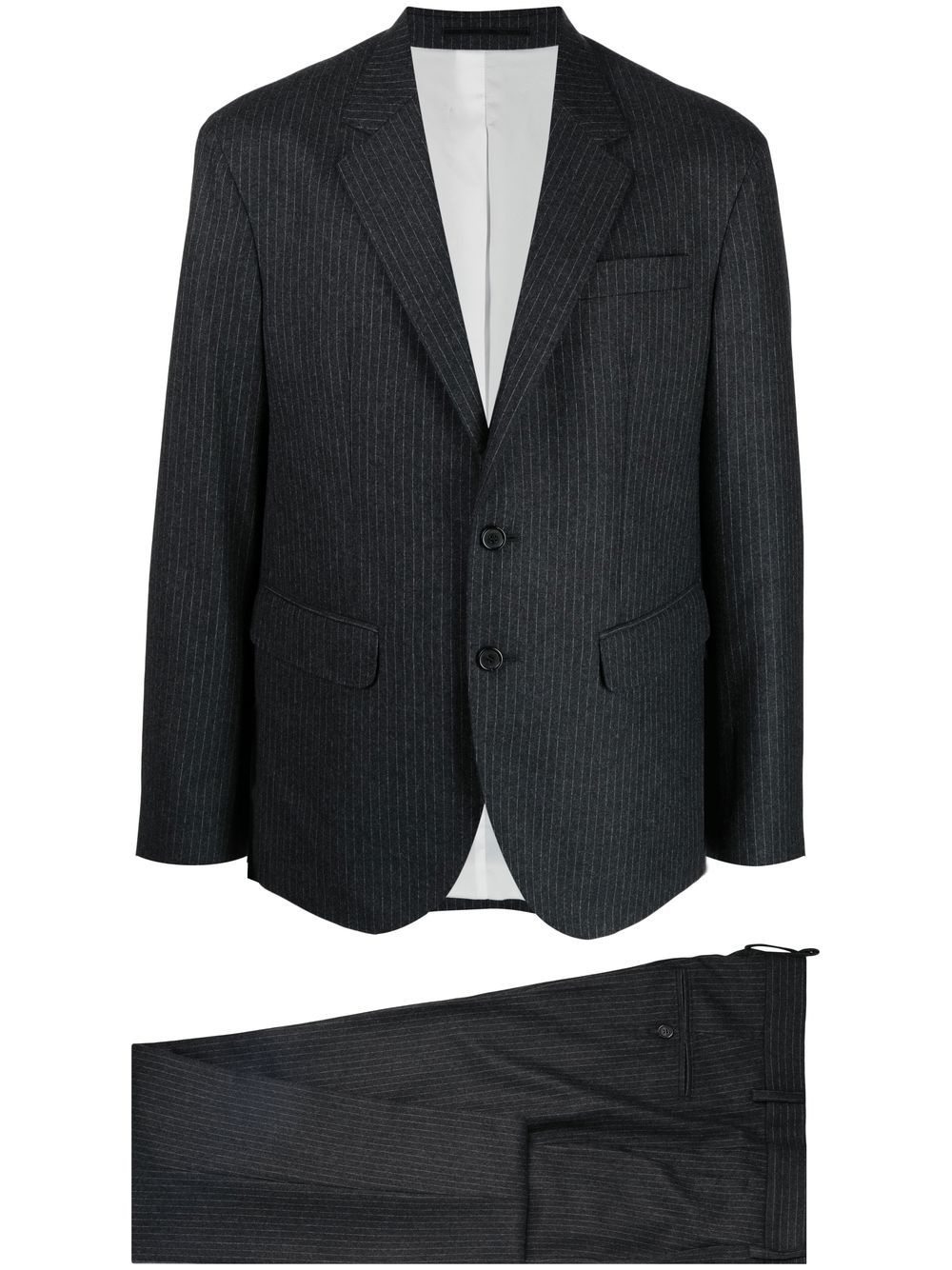 pinstripe single-breasted suit - 1