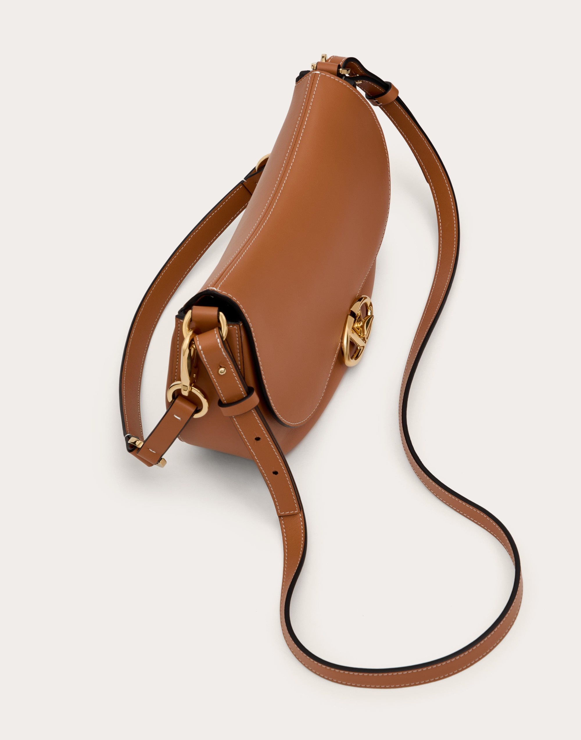 SMALL VALENTINO GARAVANI OHVAL SHOULDER BAG IN NAPPA CALFSKIN - 5