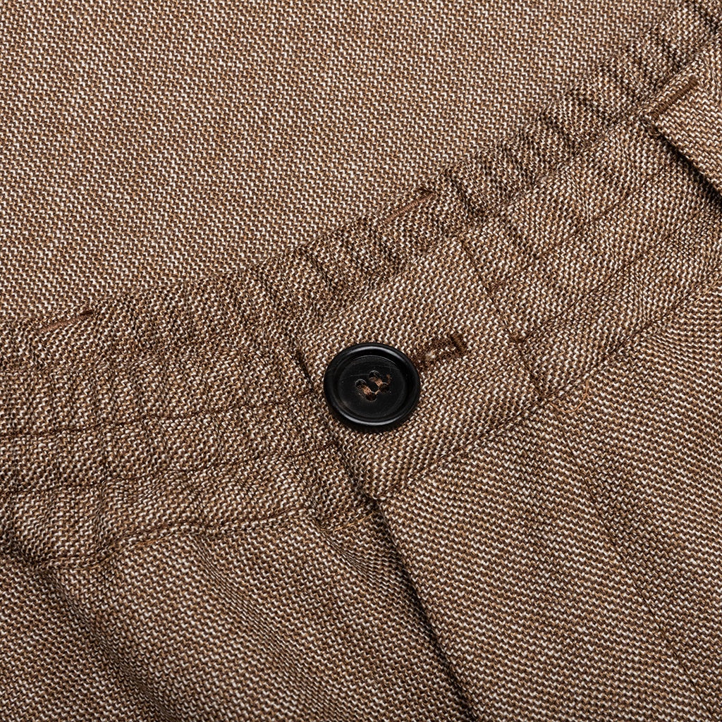 MARNI TROPICAL WOOL TROUSERS - RAW SIENNA - 3