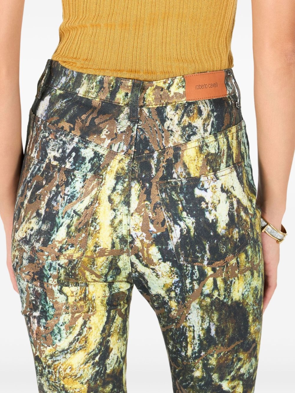 mable-print trousers - 6