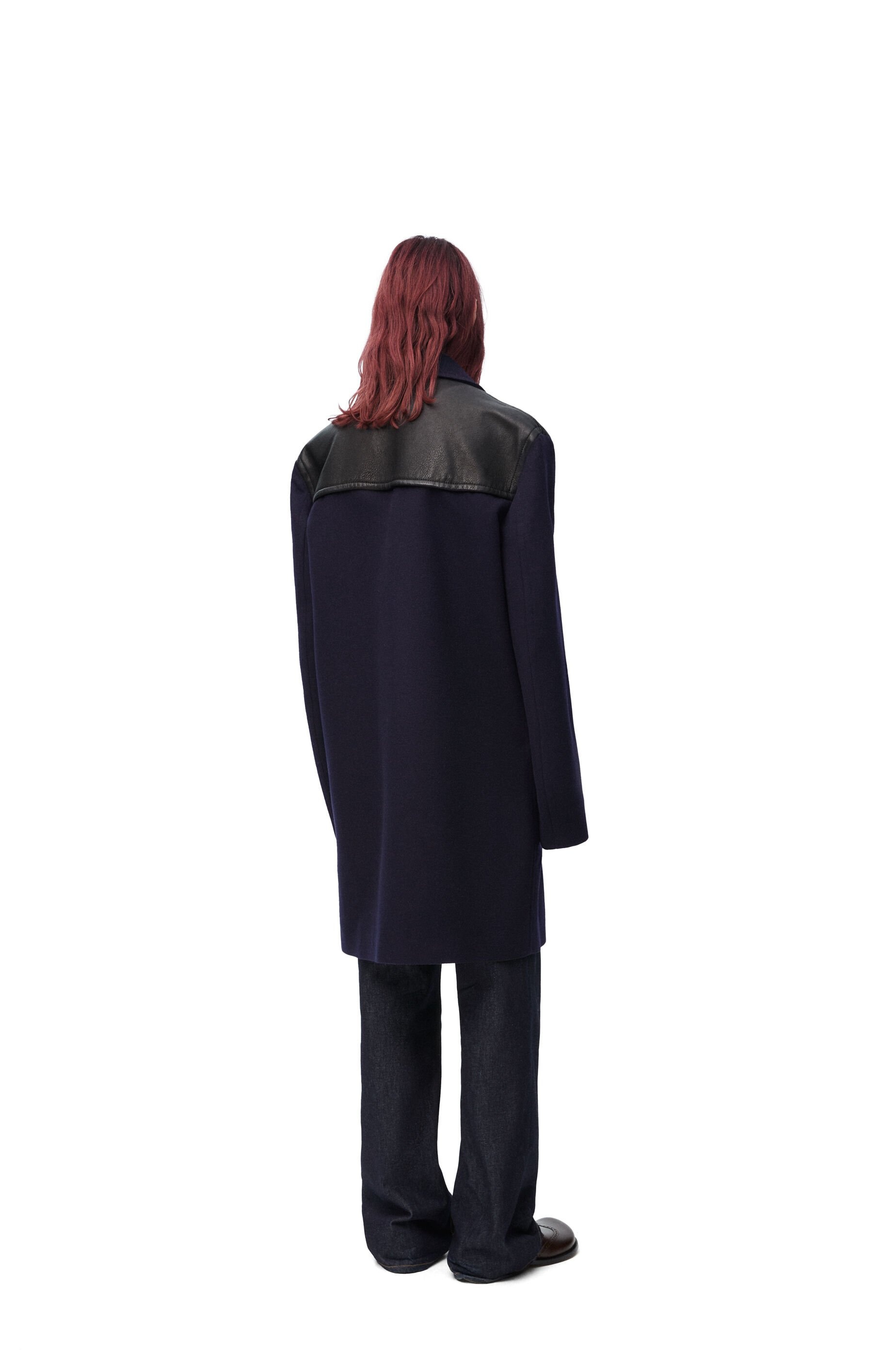 Peacoat in wool and cashmere - 3