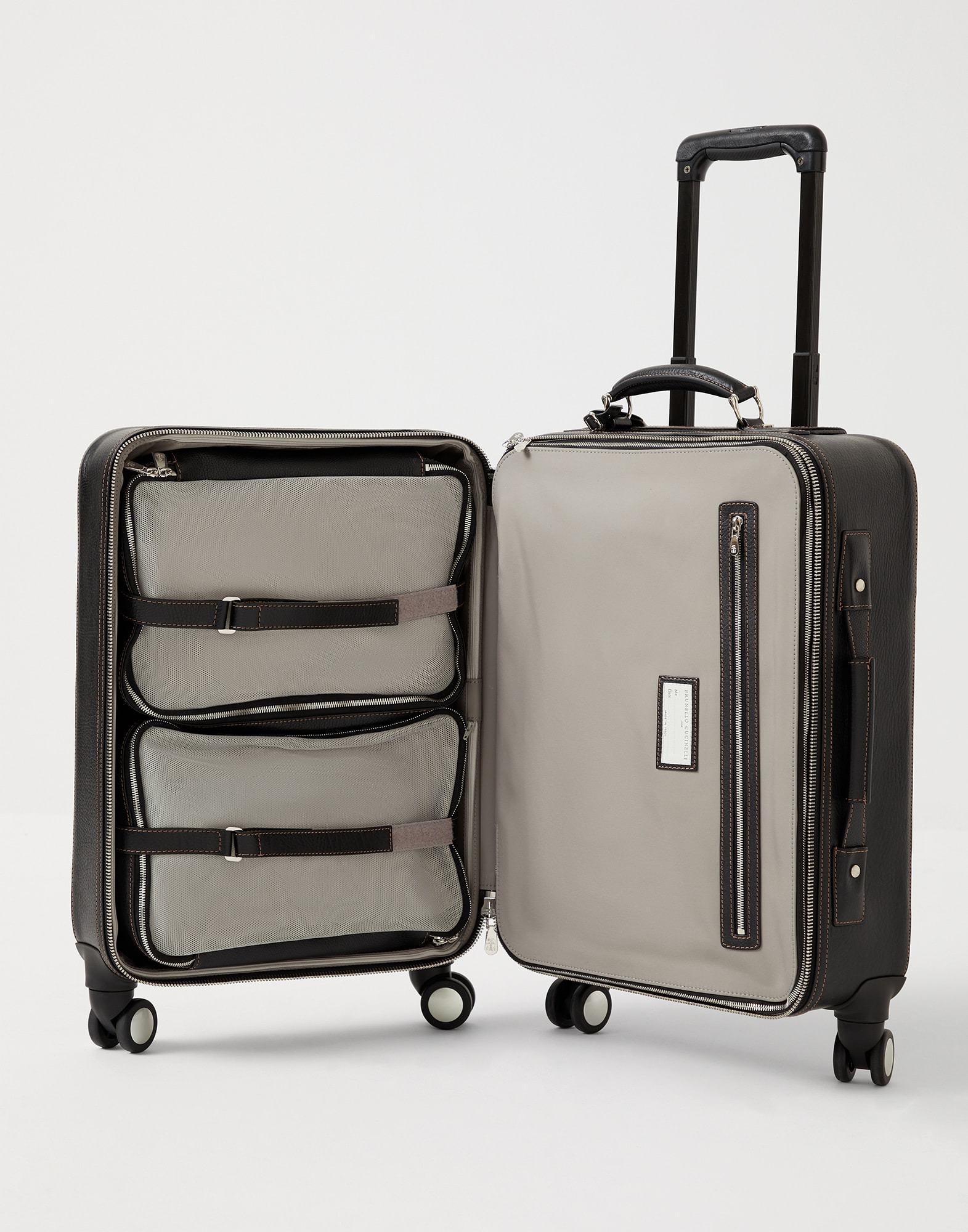 Grained calfskin suitcase - 5