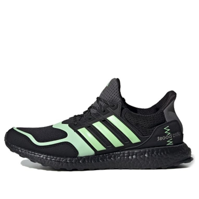 adidas 울트라 Boost S & L 코어 블랙 글로로우 그린 - 1