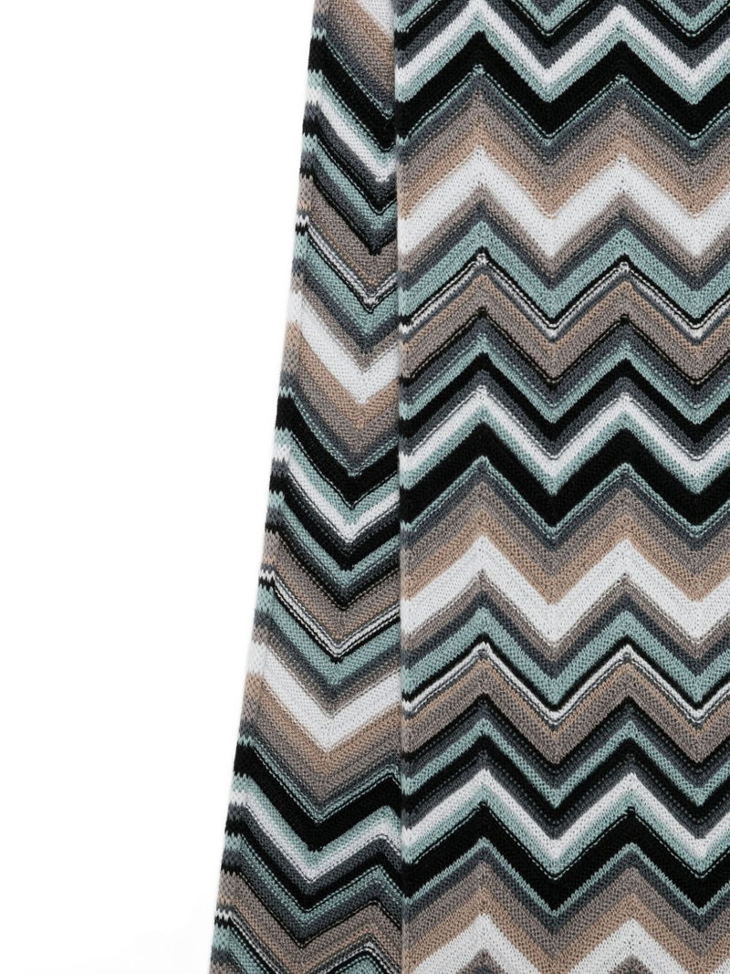 Missoni zigzag woven design scarf outlook