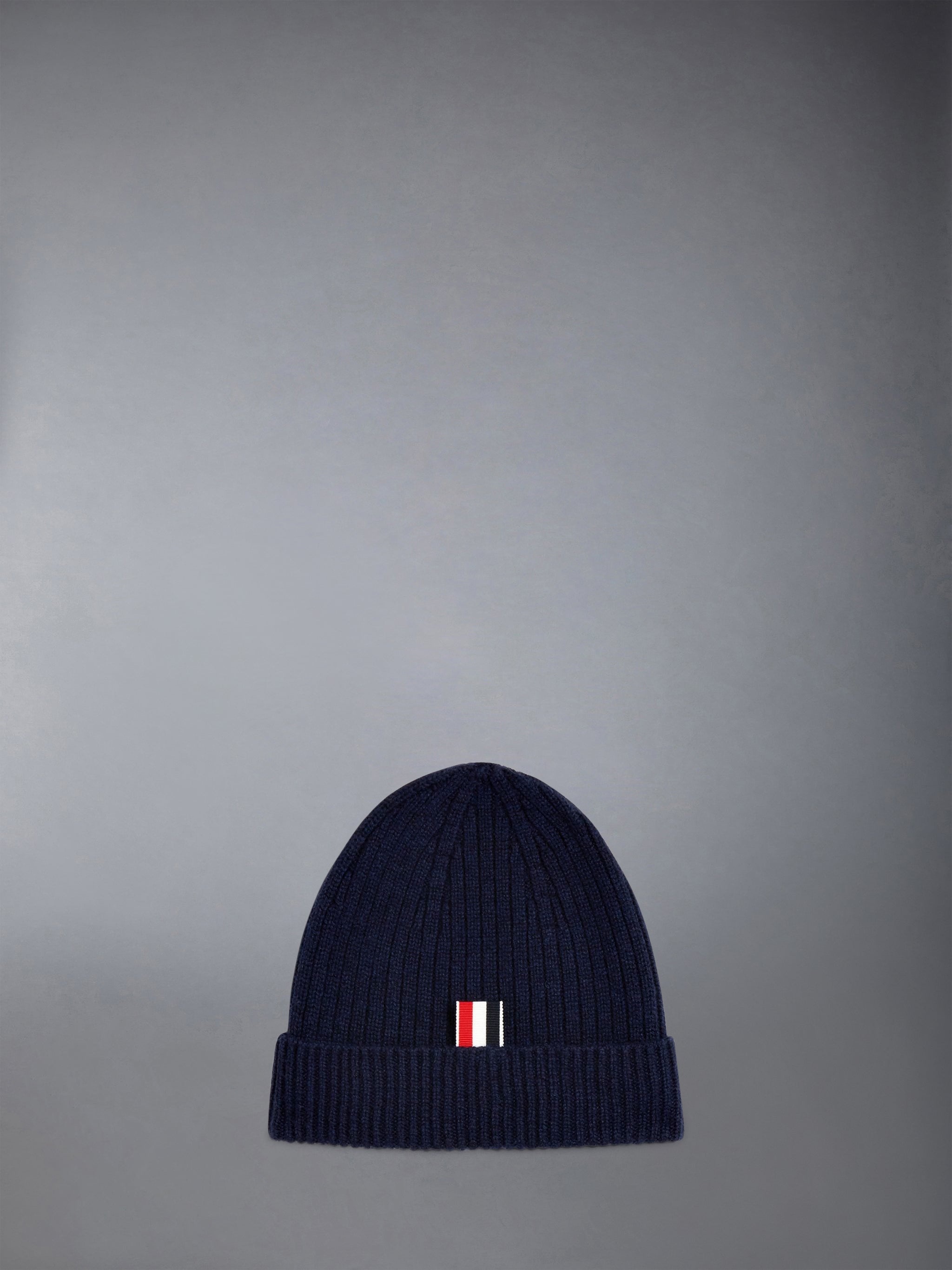 CASHMERE 4-BAR CUFF BEANIE - 2