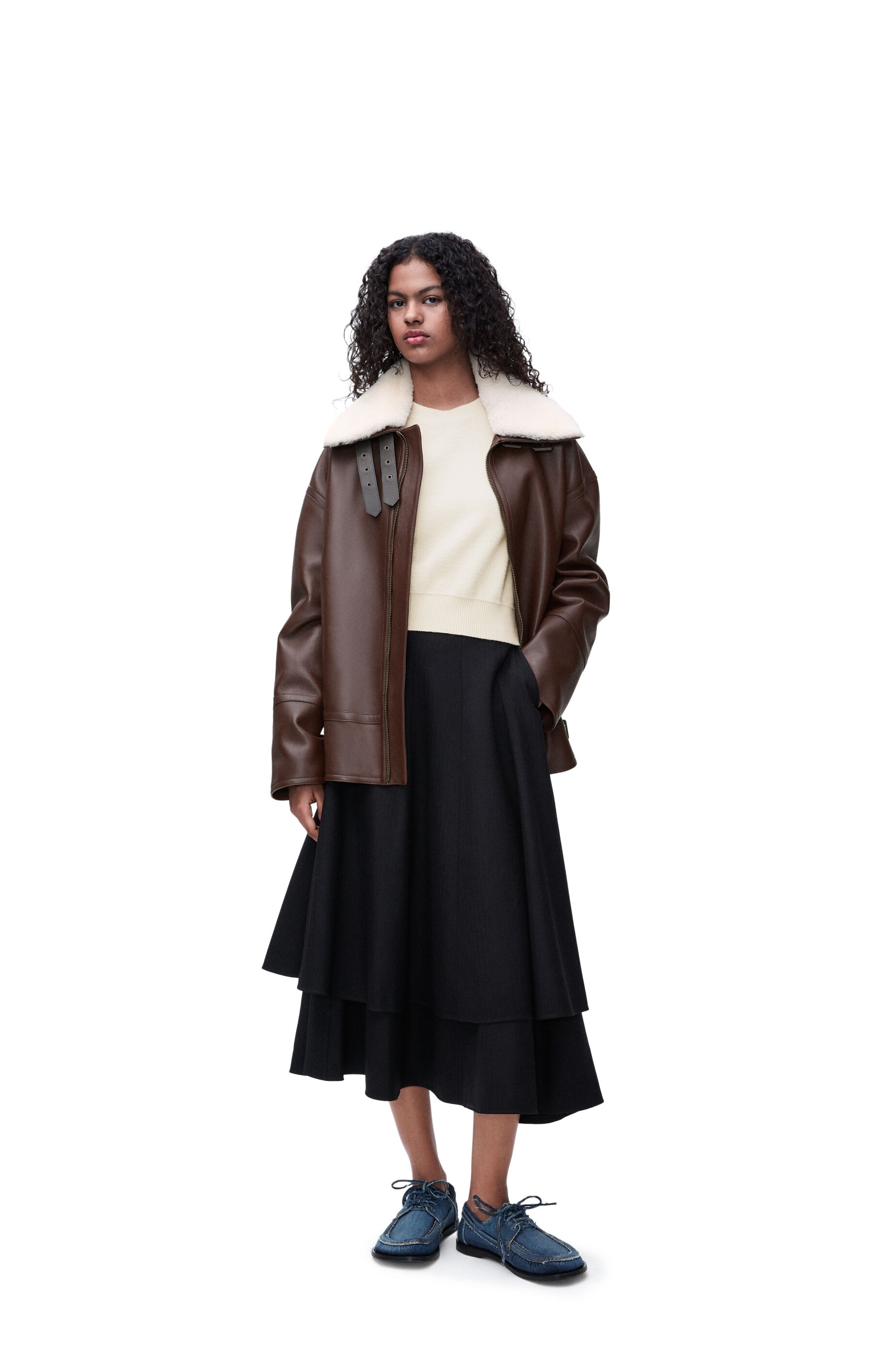Aviator jacket in nappa lambskin - 2