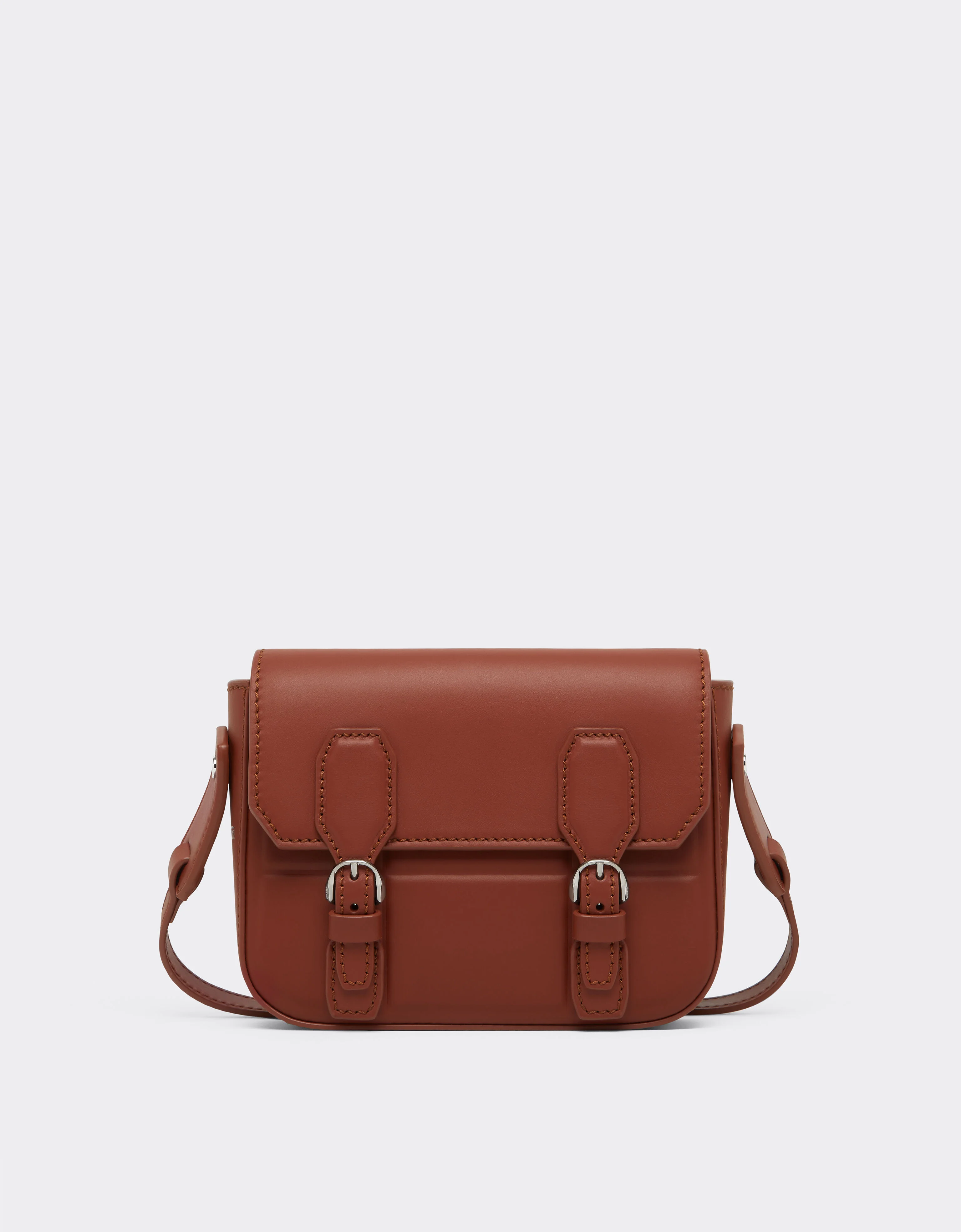 Mini leather messenger bag - 1