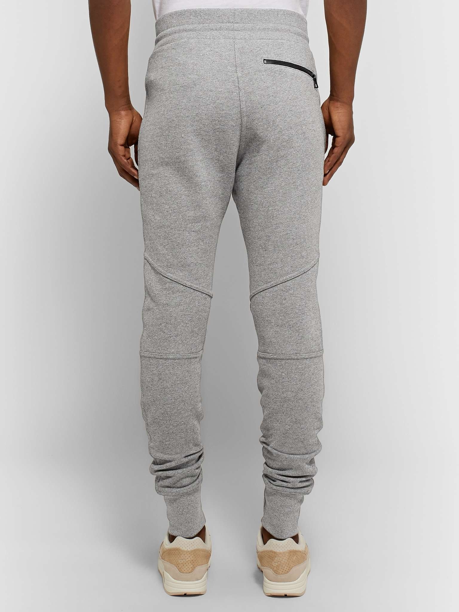 Escobar Slim-Fit Tapered Loopback Cotton-Blend Jersey Sweatpants - 5