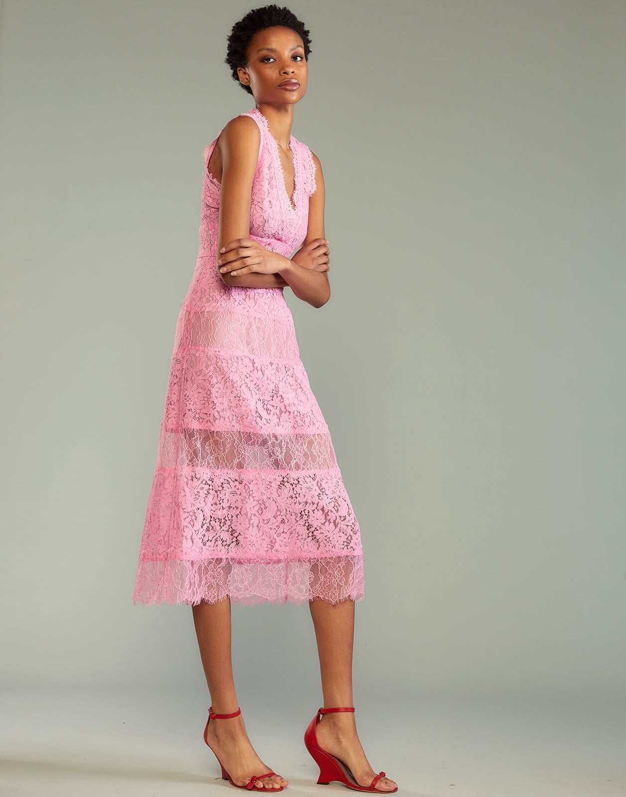 Audrey Lace Dress - 5