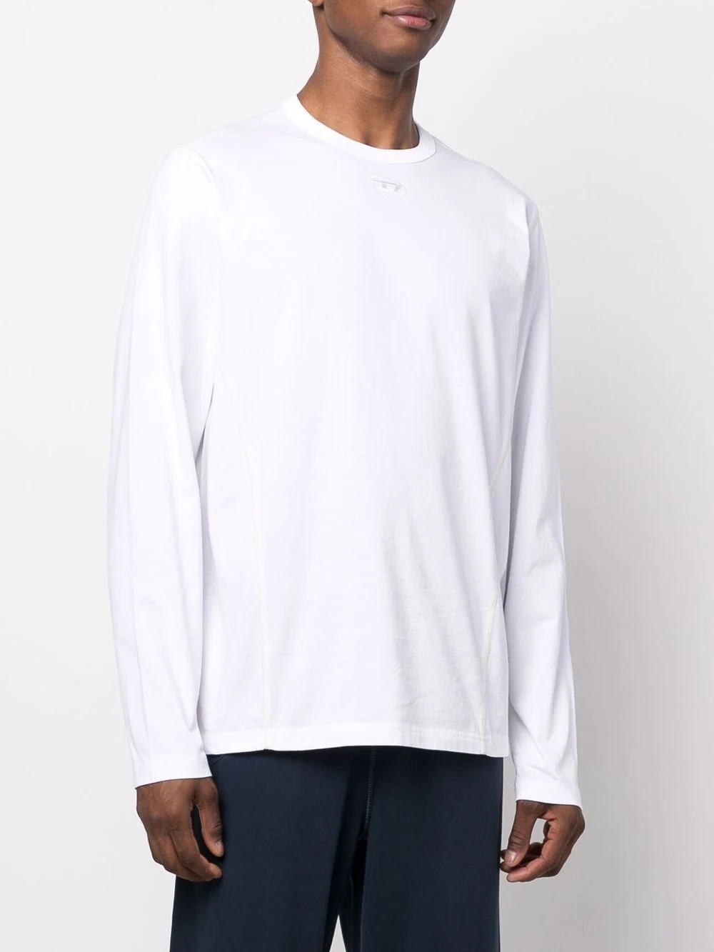 panelled tonal sweatshirt - 3