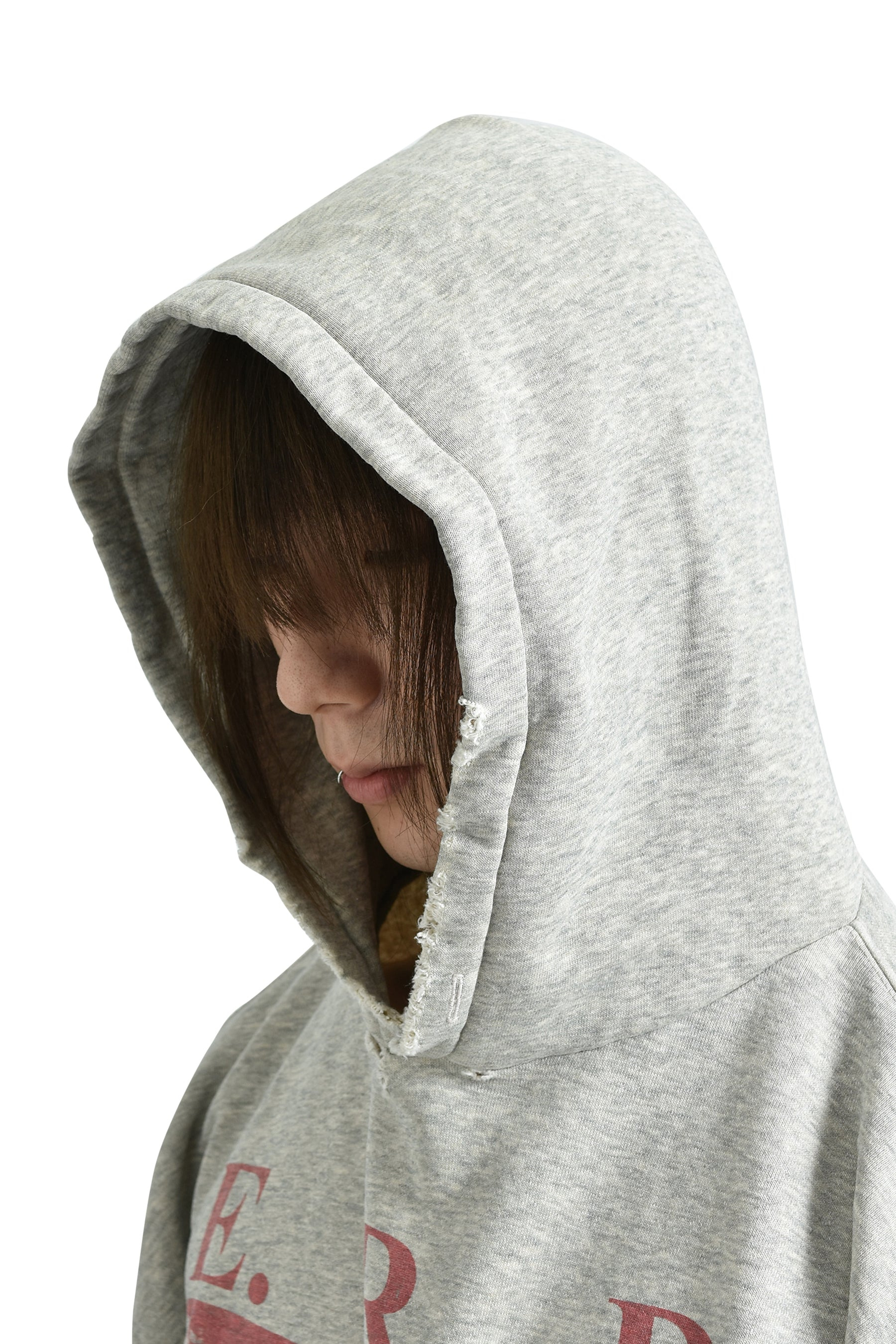 YOU ARE NOTHING HOODIE / HEATHER GRY - 4