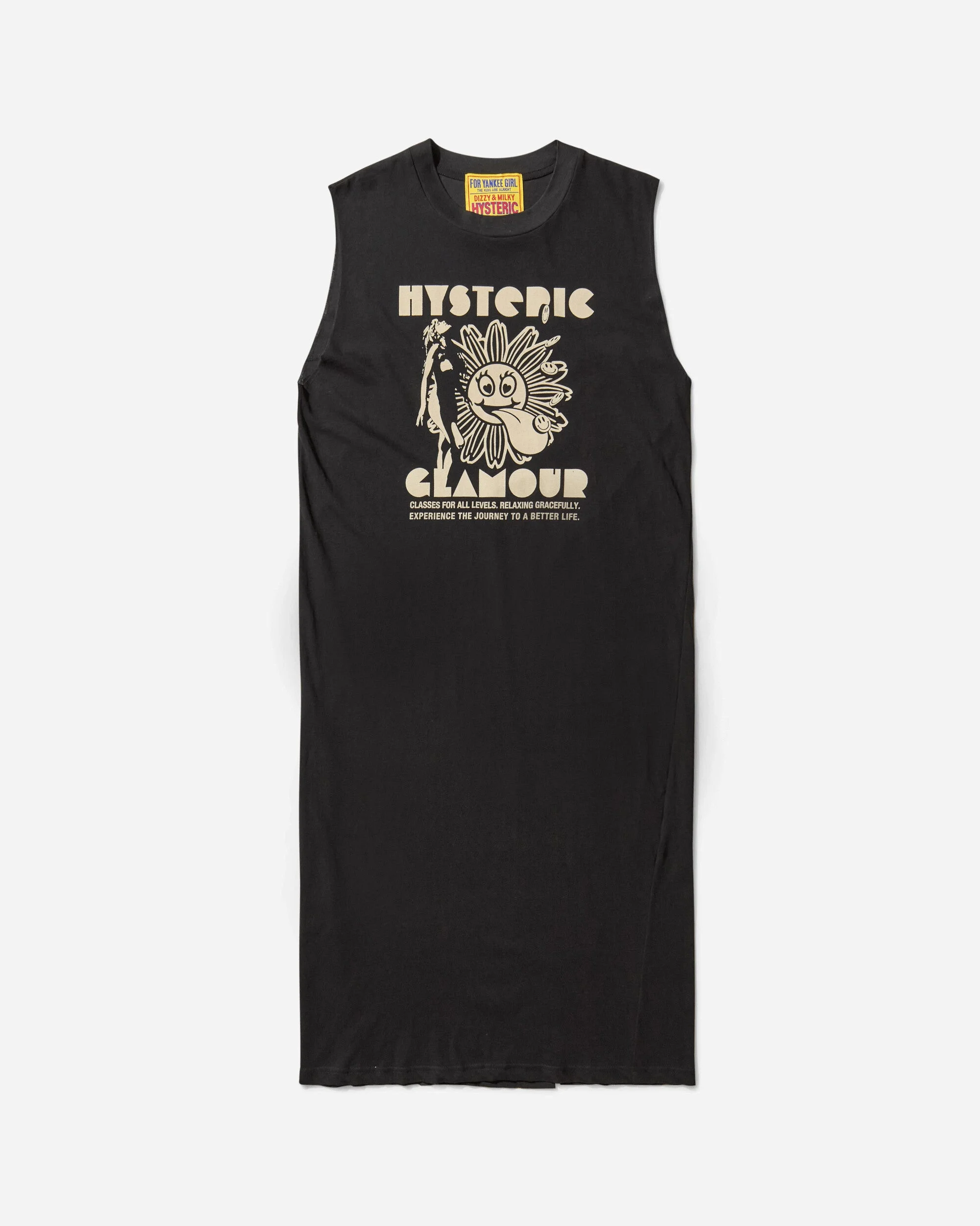 Women's Flower Trippin Dress Black - 1