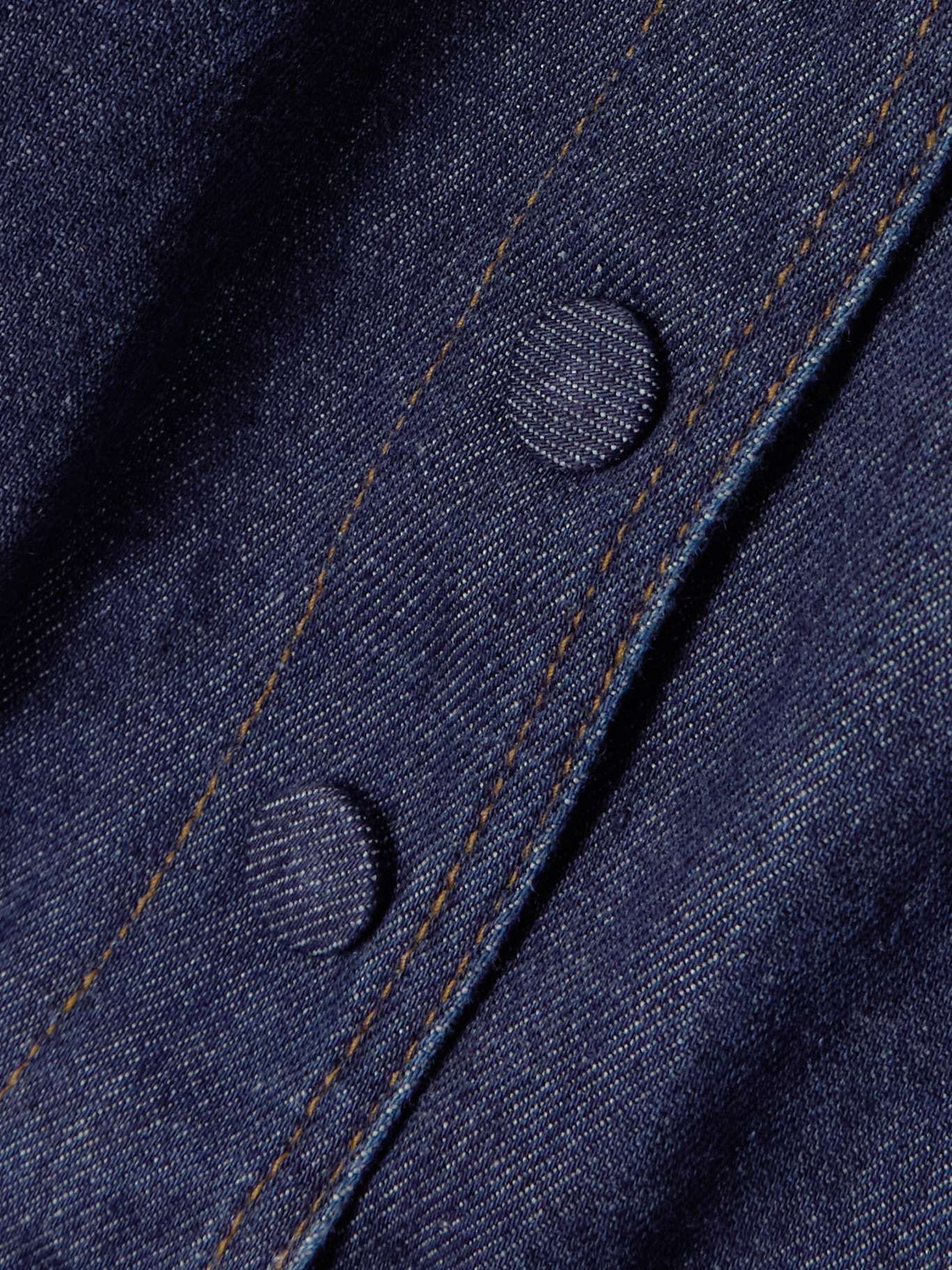 Cropped denim jacket Indigo - 5