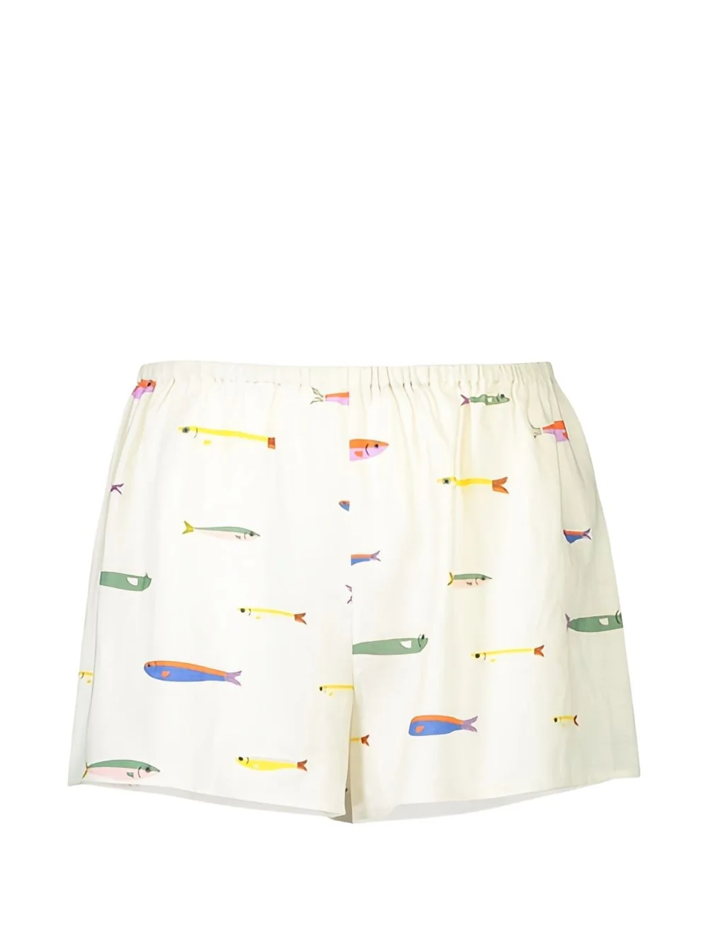 fish-pattern shorts - 1