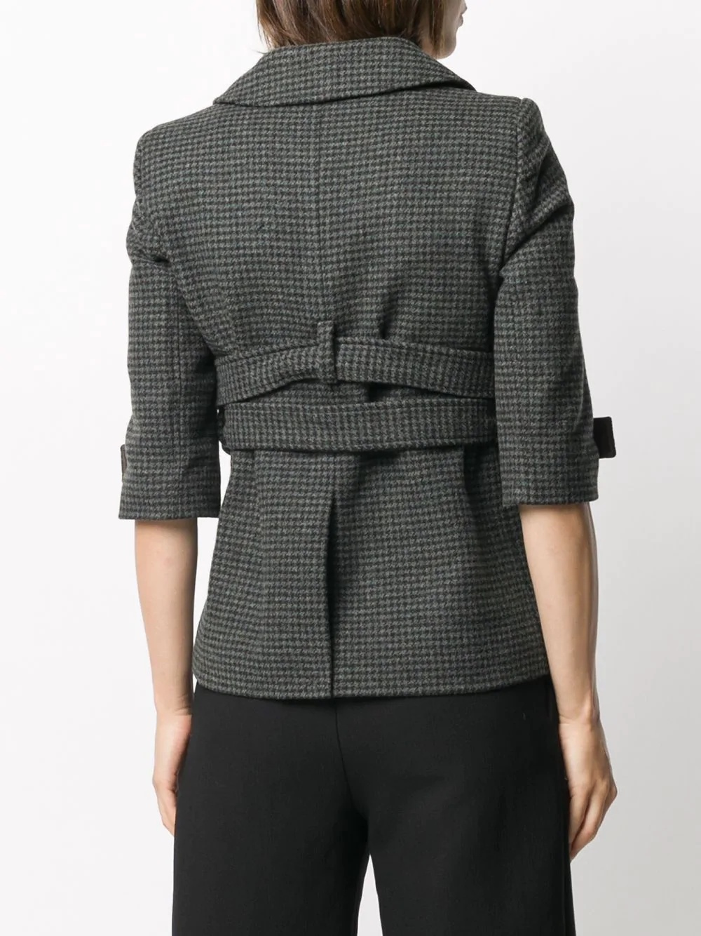 belted-waist jacket - 4