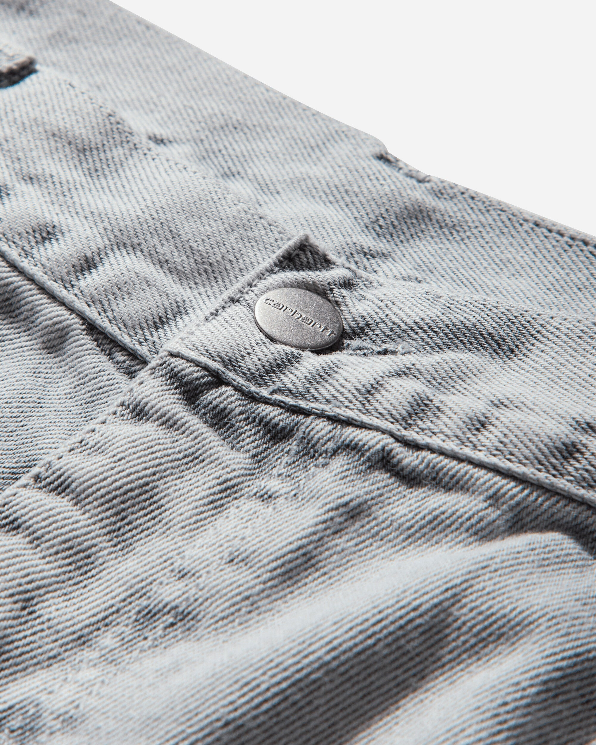 Men's Double Knee Pants Black (Chalk Wash) - 3