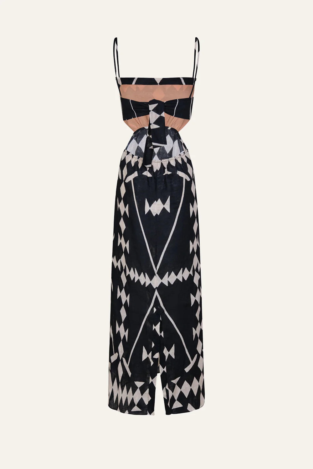 Tactile Dress Ecru-Black - 3