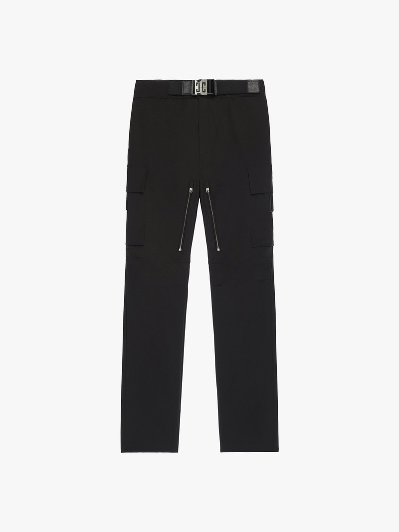 MULTIPOCKET CARGO PANTS WITH METALLIC DETAILS 1