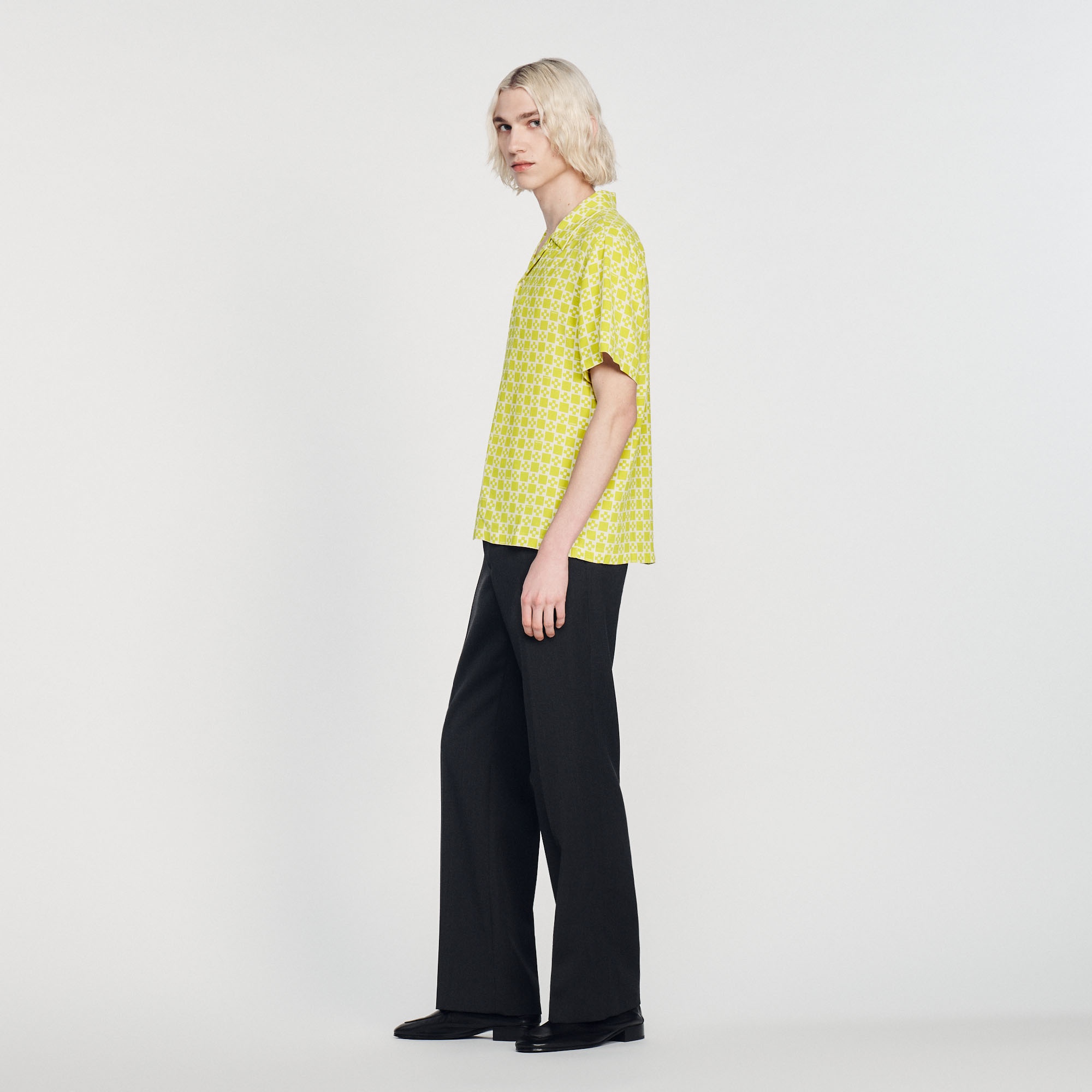 Flowing short-sleeved shirt - 7